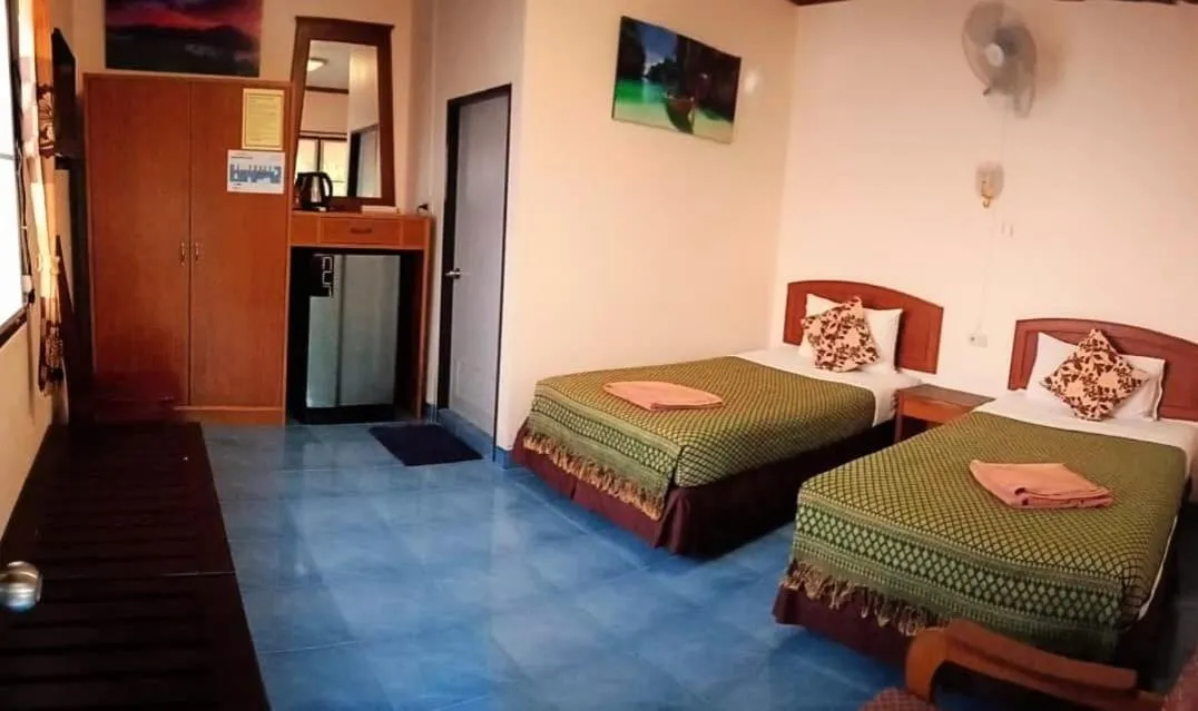 Bed in Anawin Bungalows