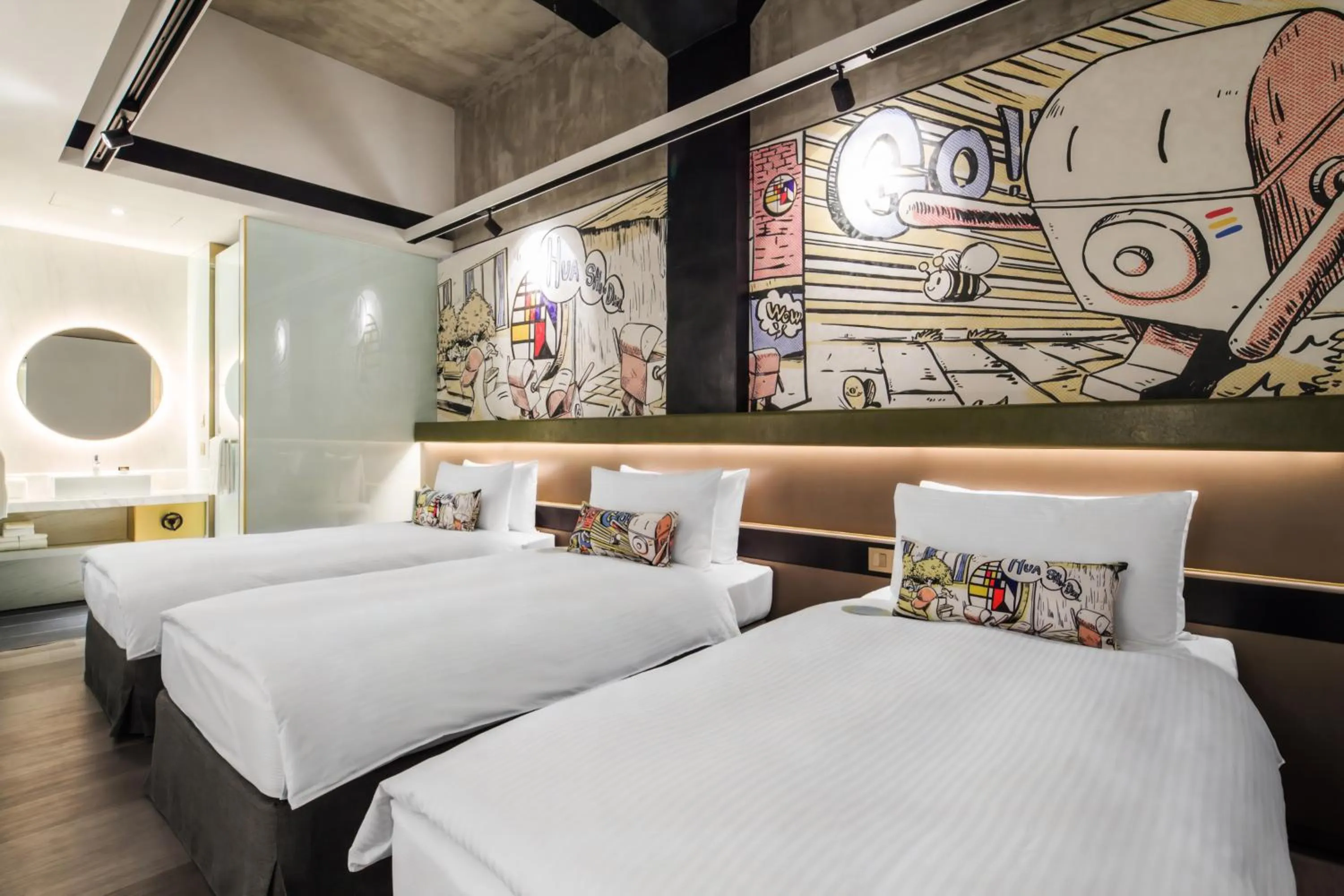 Bed in Hua Shan Din by Cosmos Creation - Huashan Creative Park