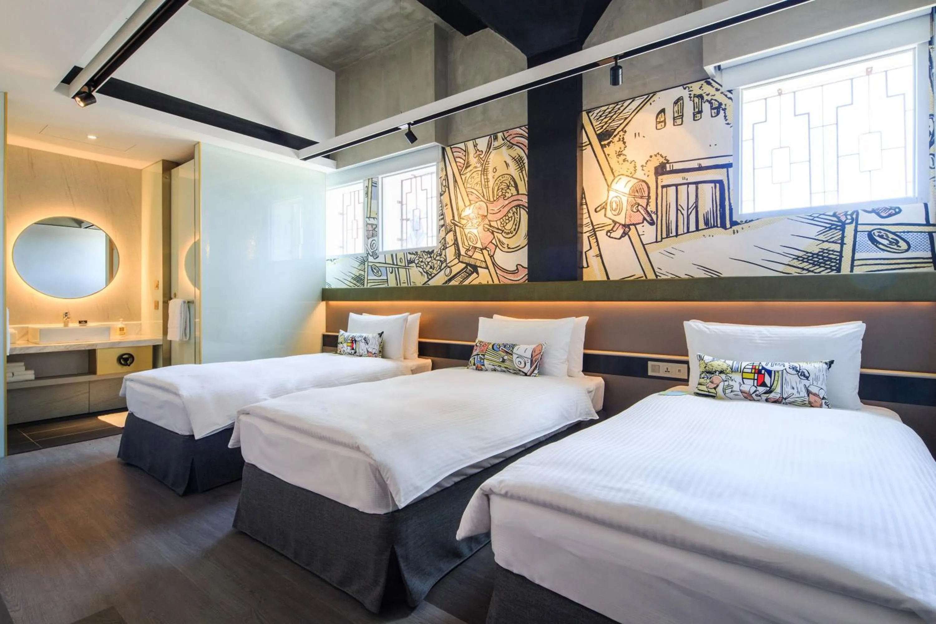 Bed in Hua Shan Din by Cosmos Creation - Huashan Creative Park