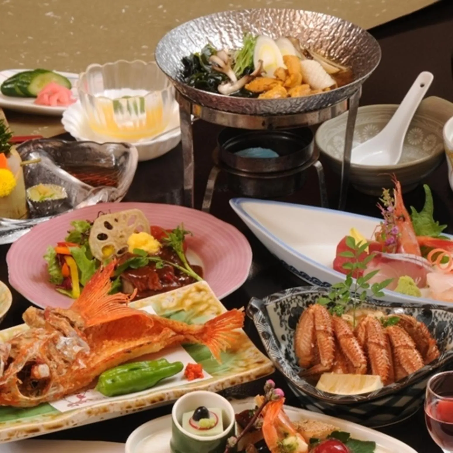 Dinner in Ryokan Ichinomatsu