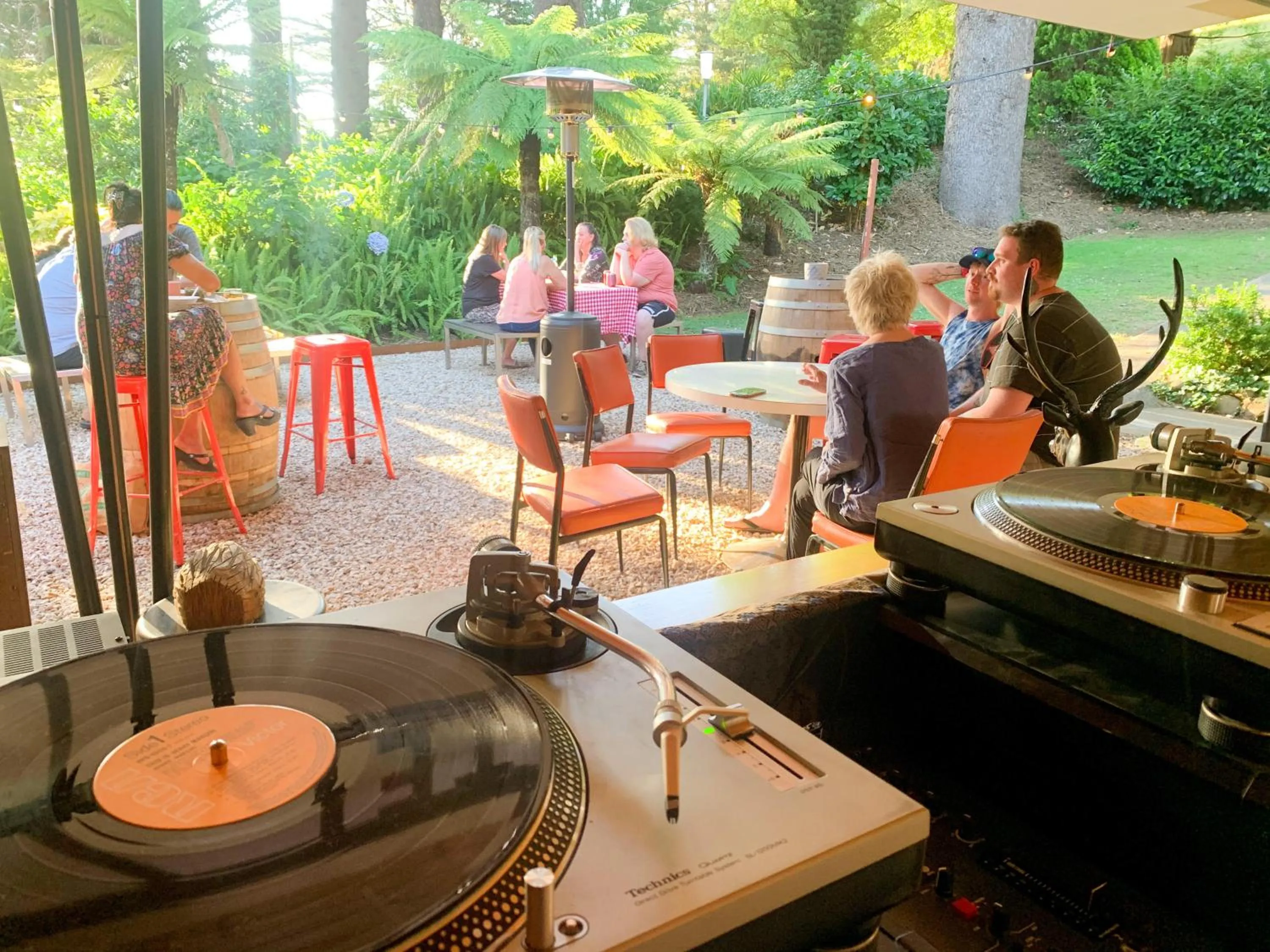 Patio in Warburton Motel