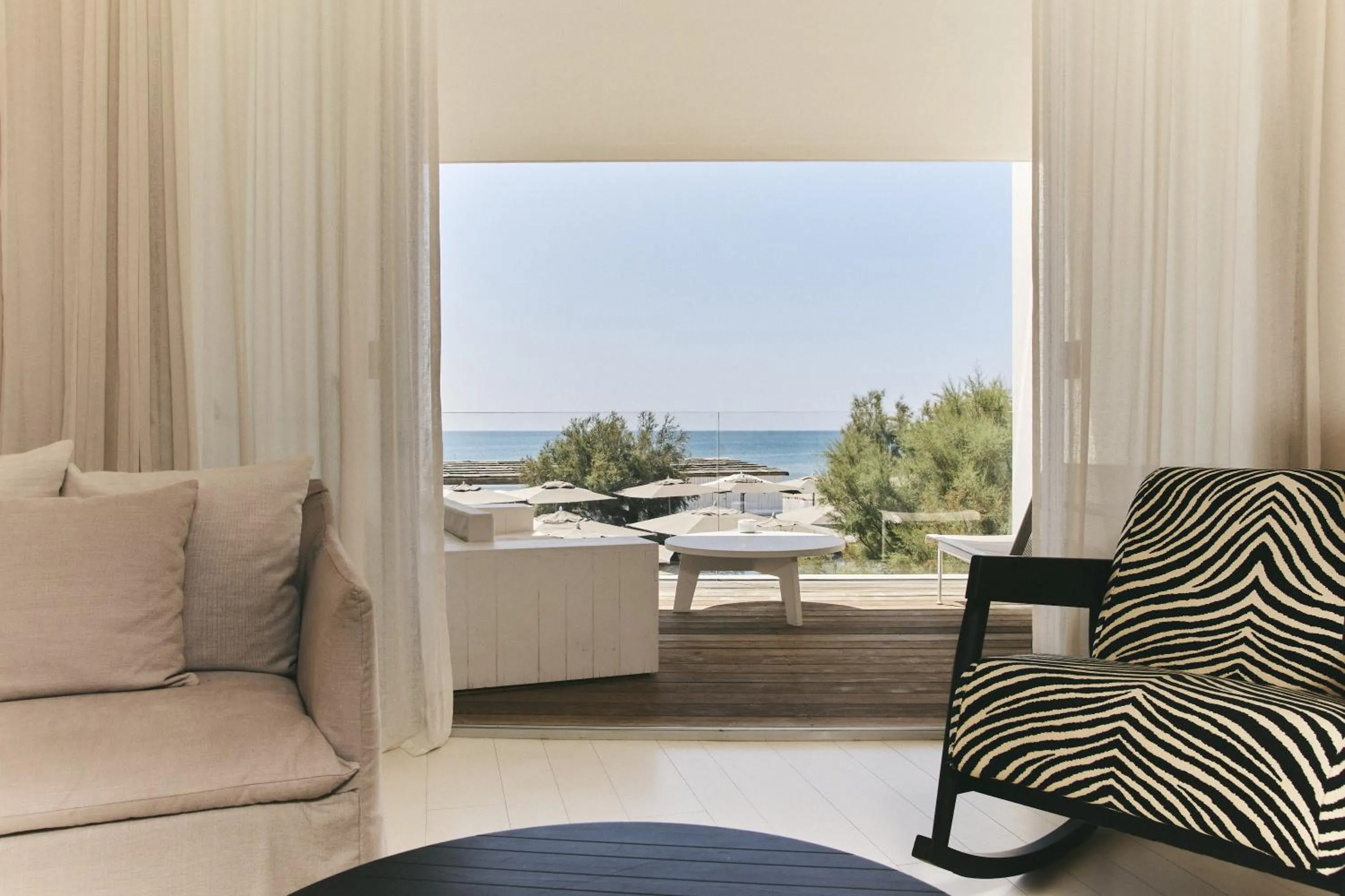 Patio in Hôtel Plage Palace & Spa