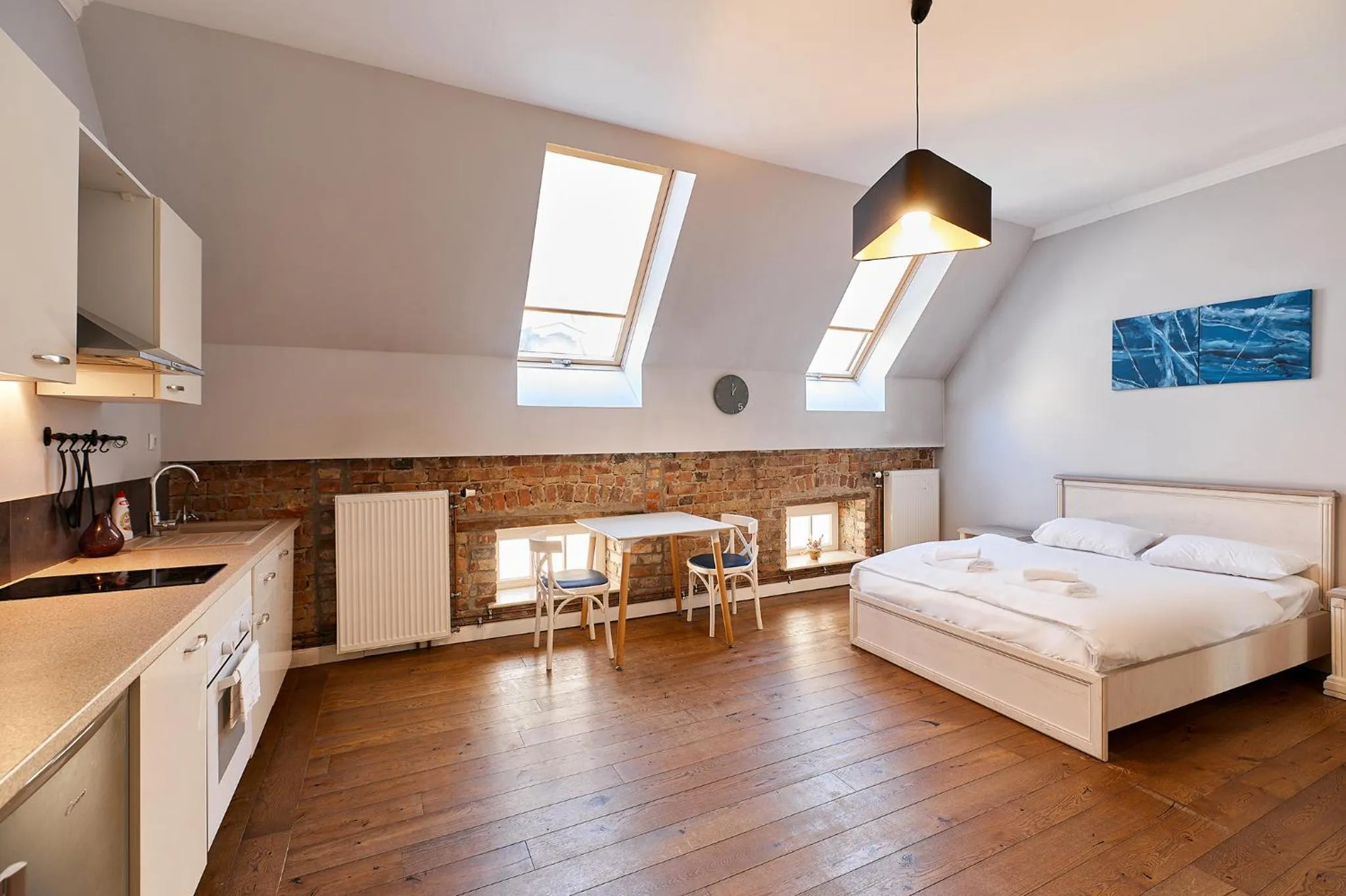 Photo of the whole room, Bed in Stabu Sēta Apartments