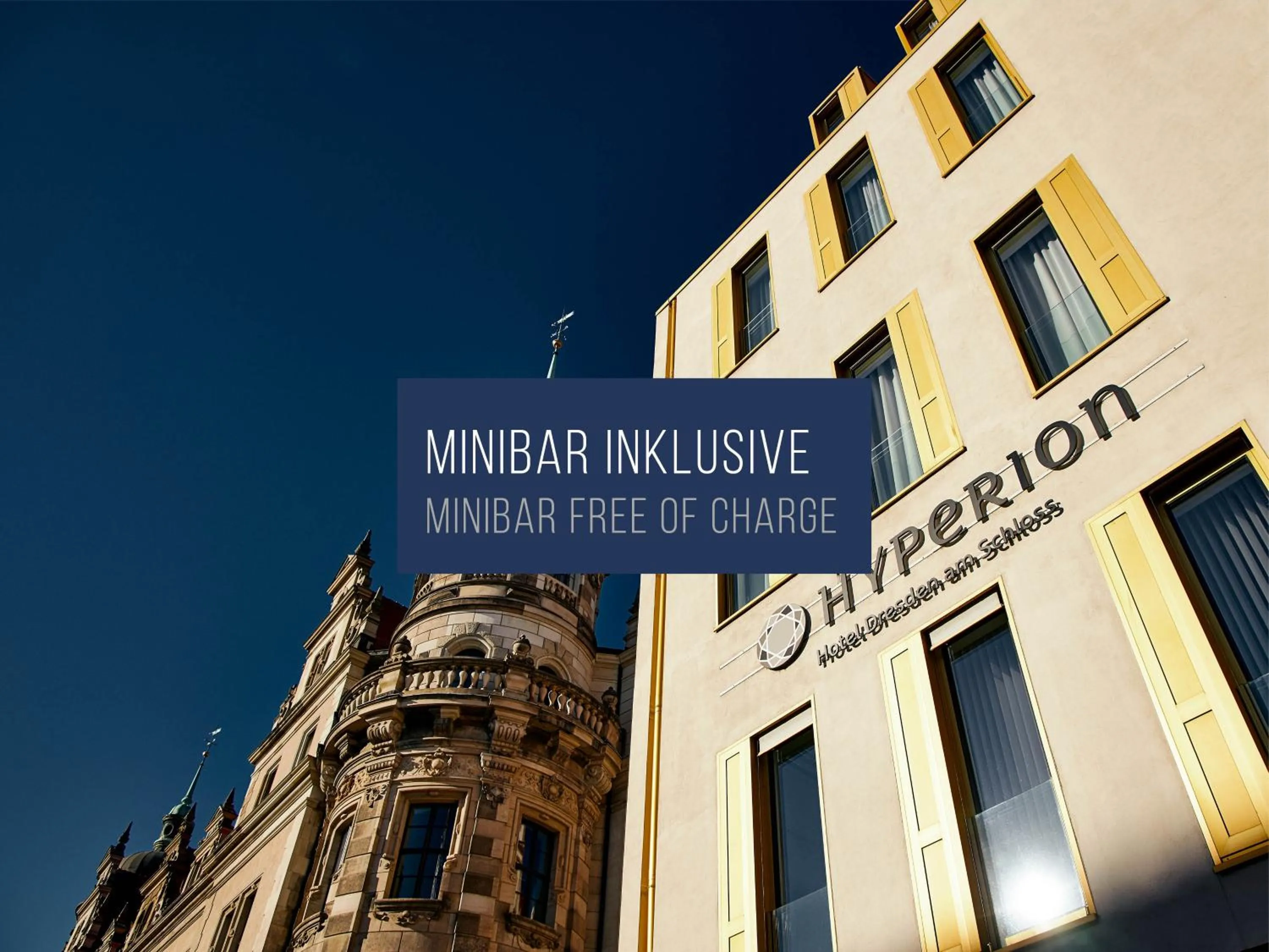 Property building in HYPERION Hotel Dresden Am Schloss