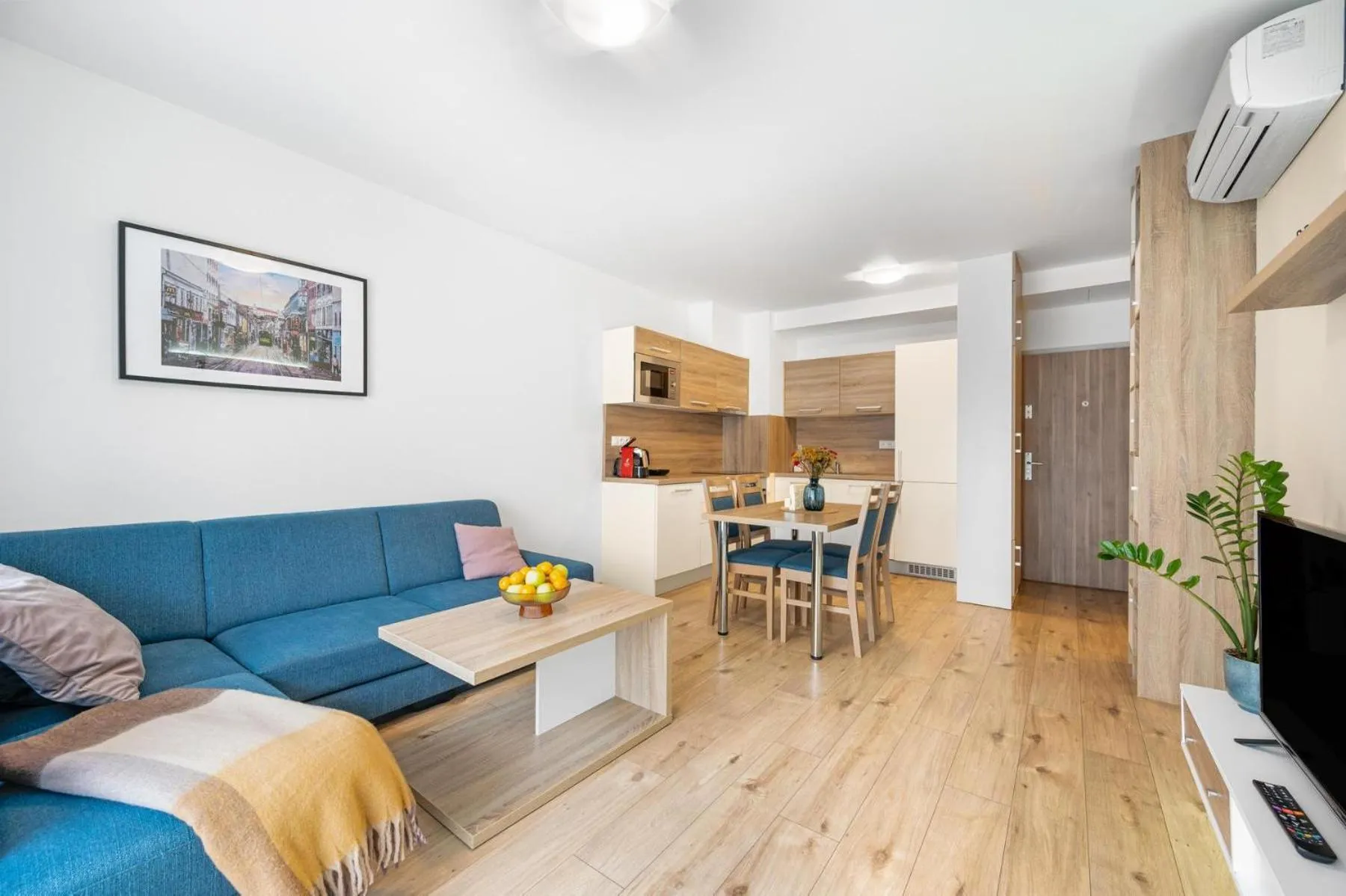 Kitchen or kitchenette in Apart Hotel VIRGO