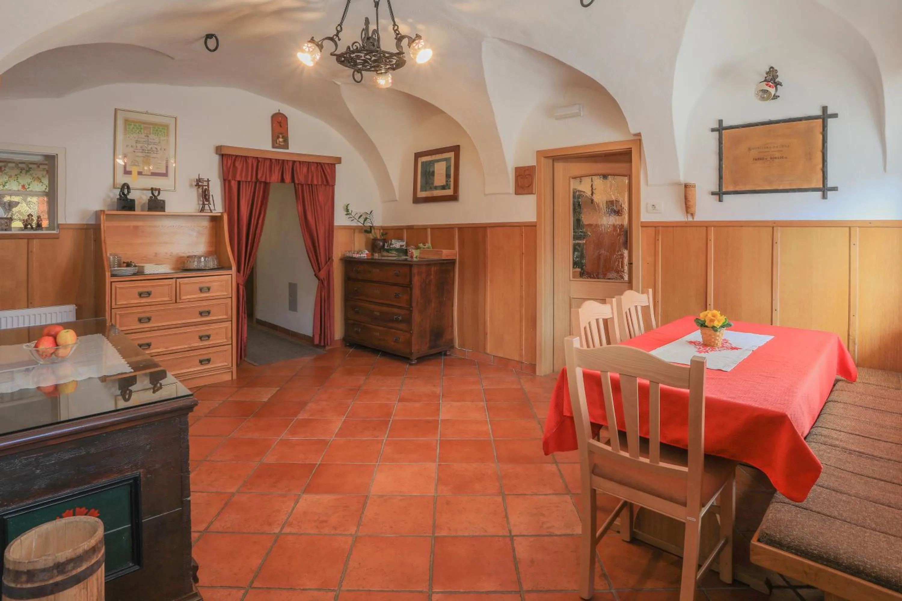 Living room in Farm Holidays Povsin