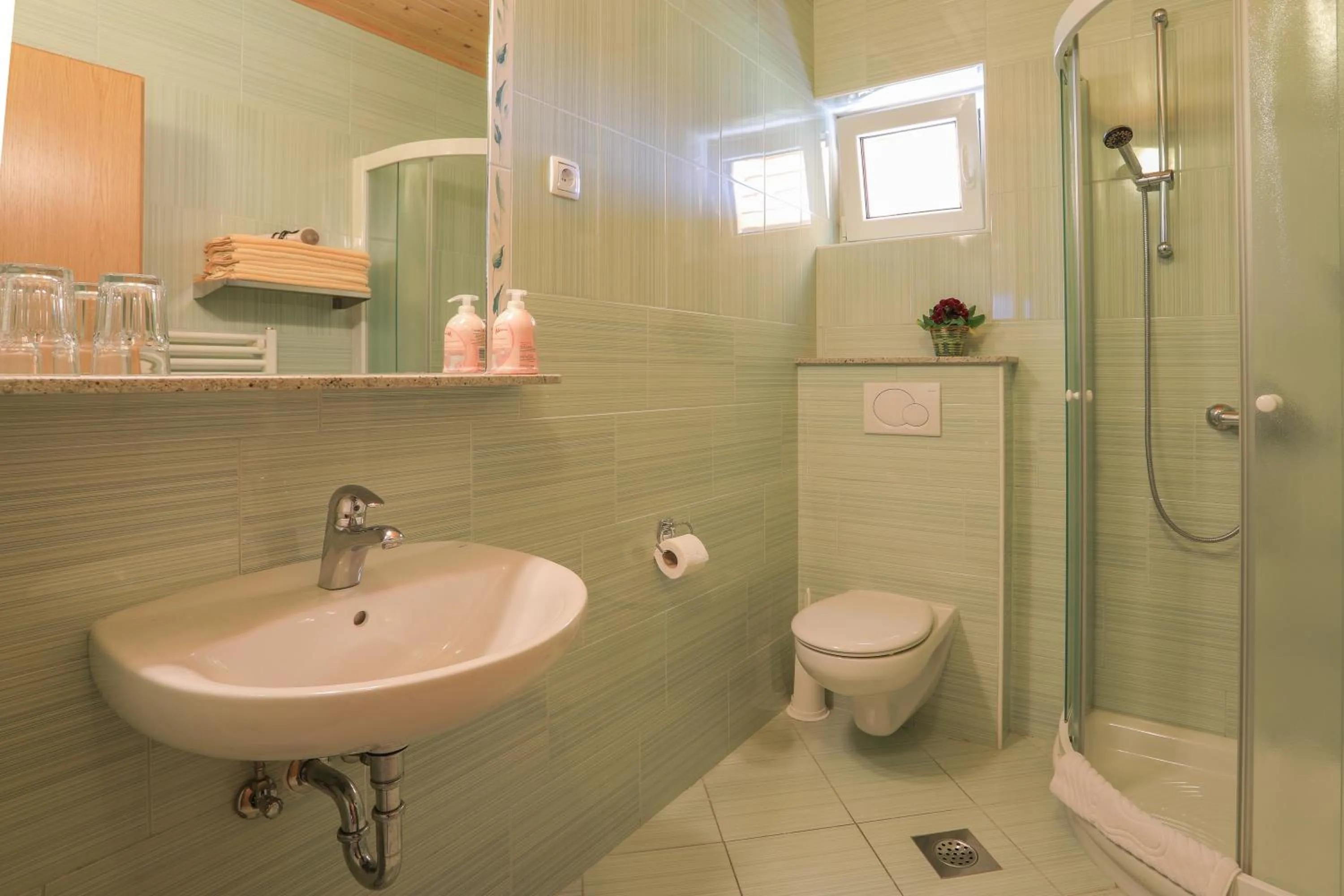 Bathroom in Farm Holidays Povsin