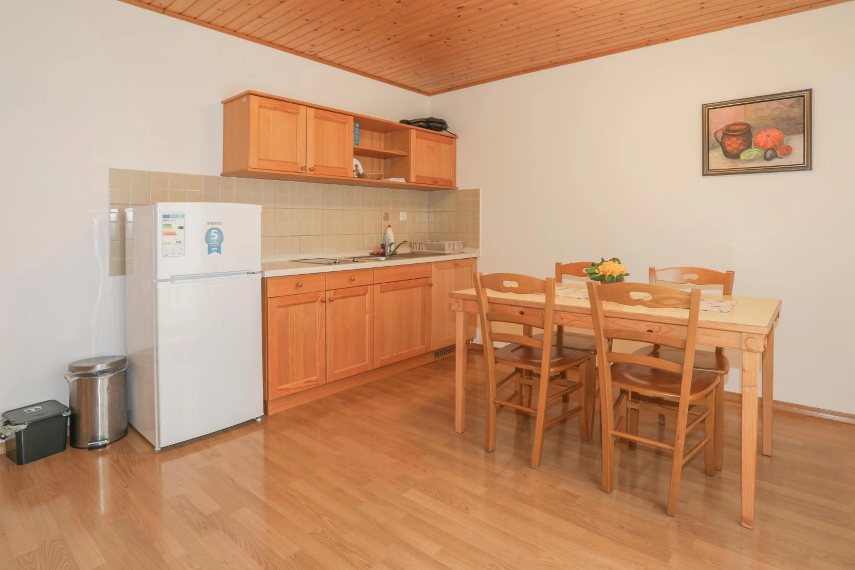 Kitchen or kitchenette in Farm Holidays Povsin