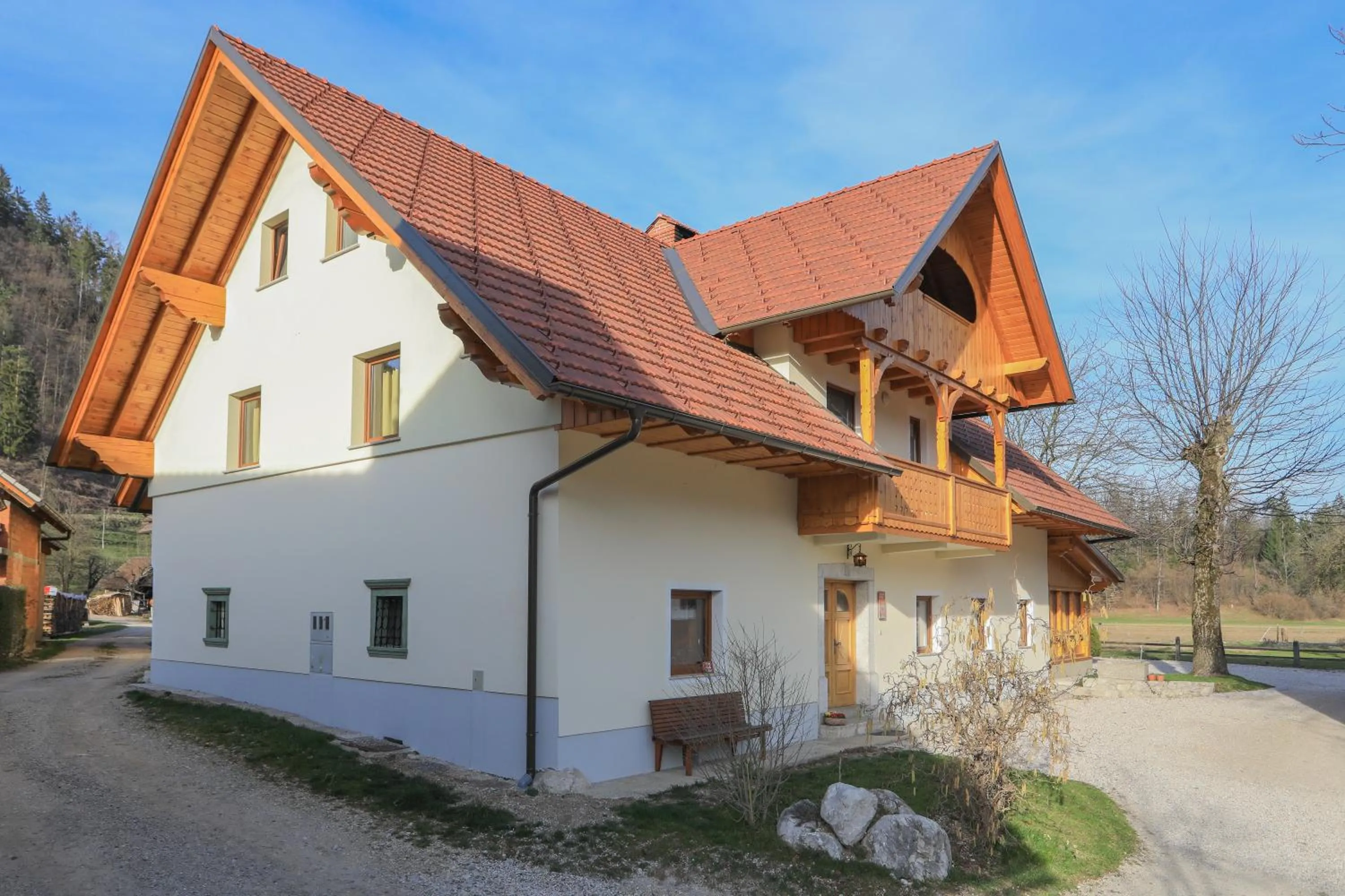 Property building in Farm Holidays Povsin
