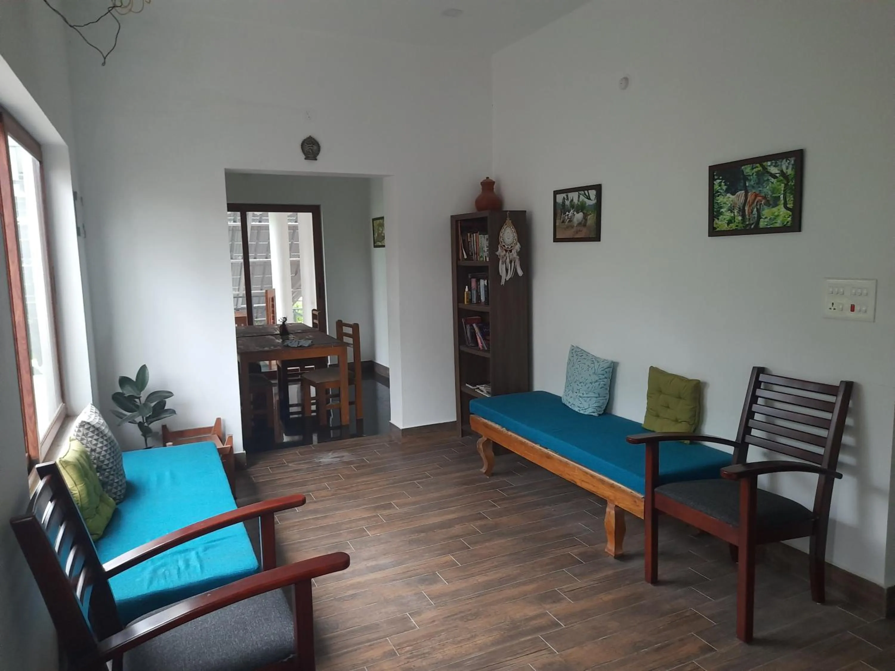 Living room in Spice Villa Thekkady
