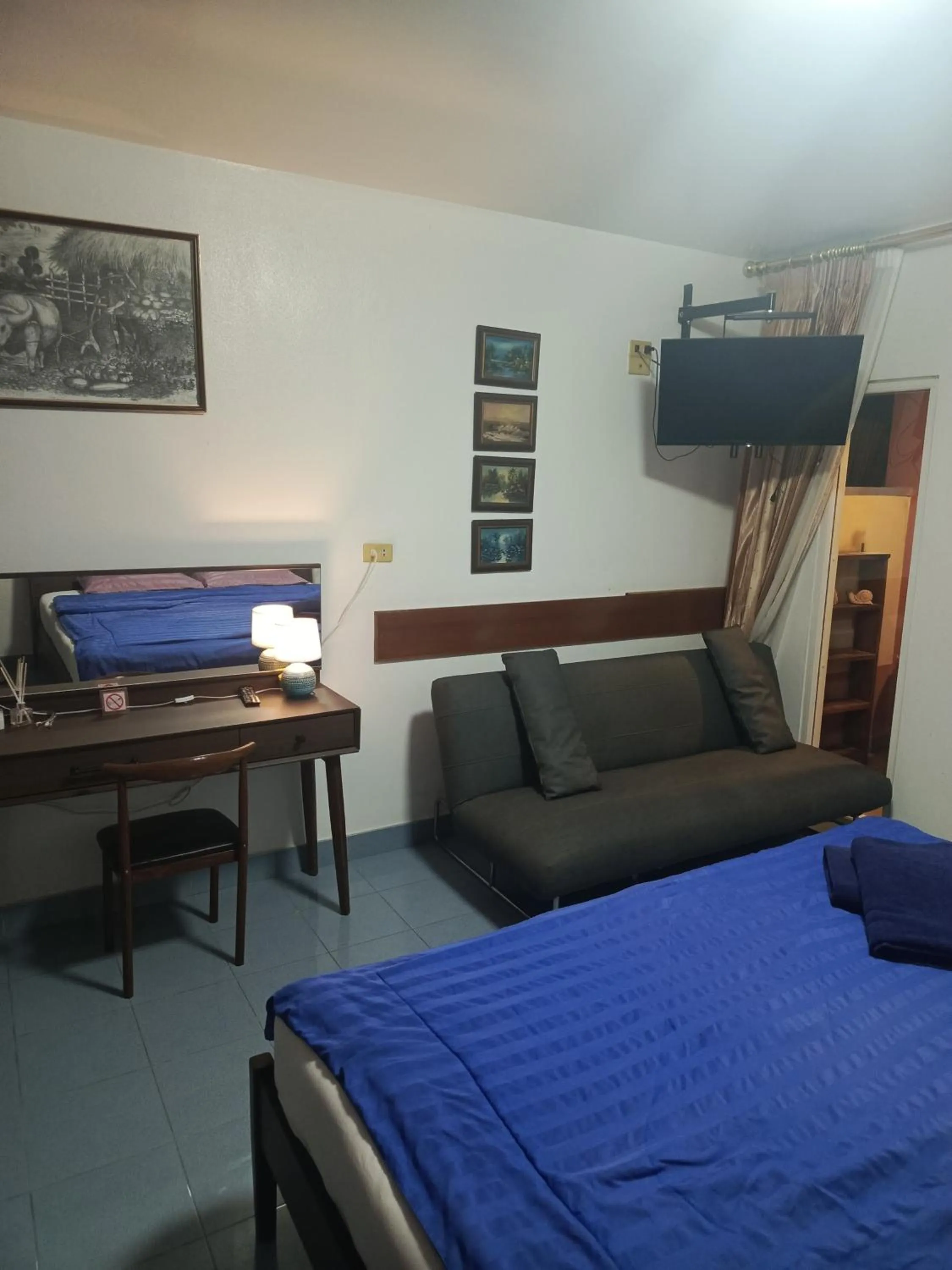 Bed in Udon Thai House Resort & Hotel