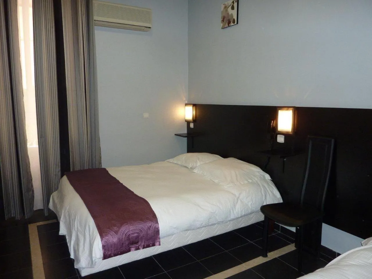 Bed in Hôtel Villa Boeri