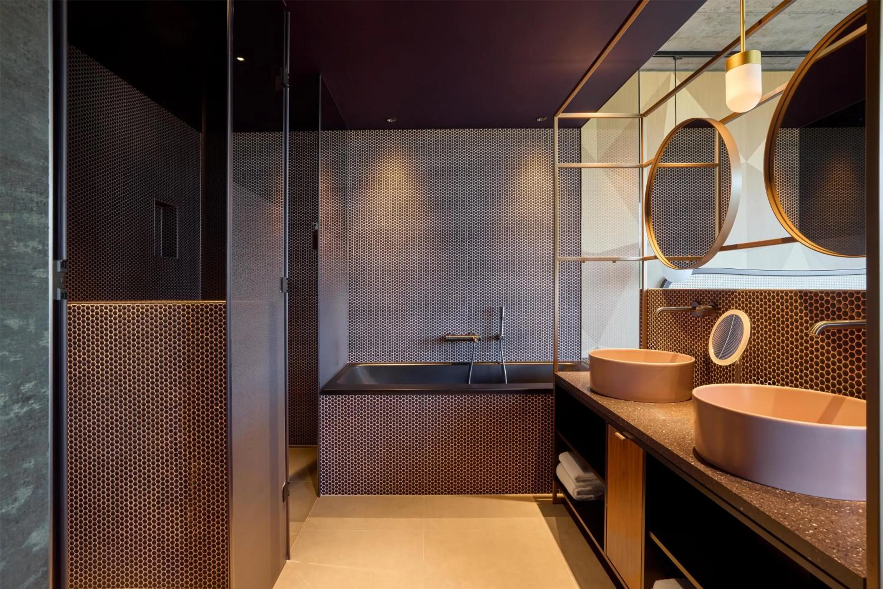 Bathroom in Me and All Hotel Flims, by Hyatt