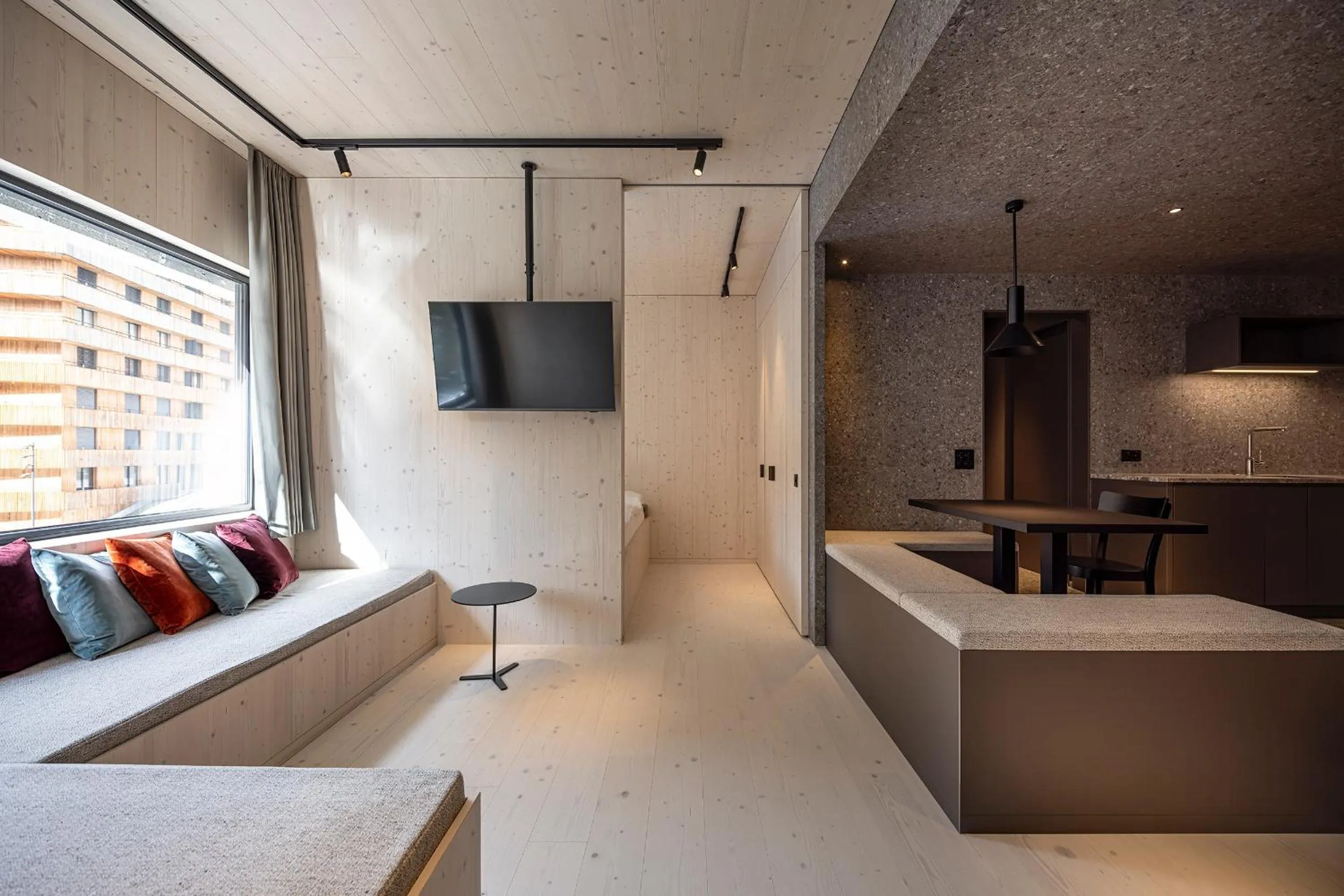 Kitchen or kitchenette, Bed in Me and All Hotel Flims, by Hyatt