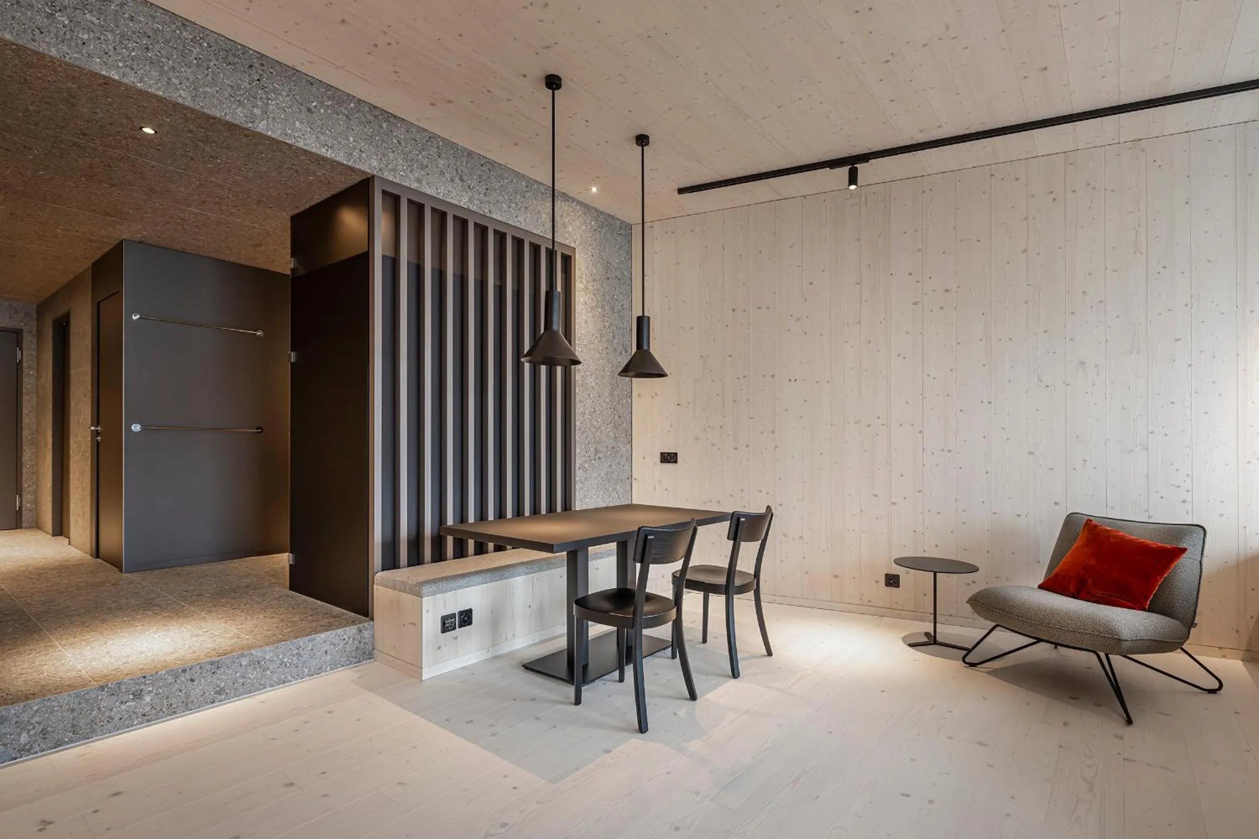 Living room in Me and All Hotel Flims, by Hyatt