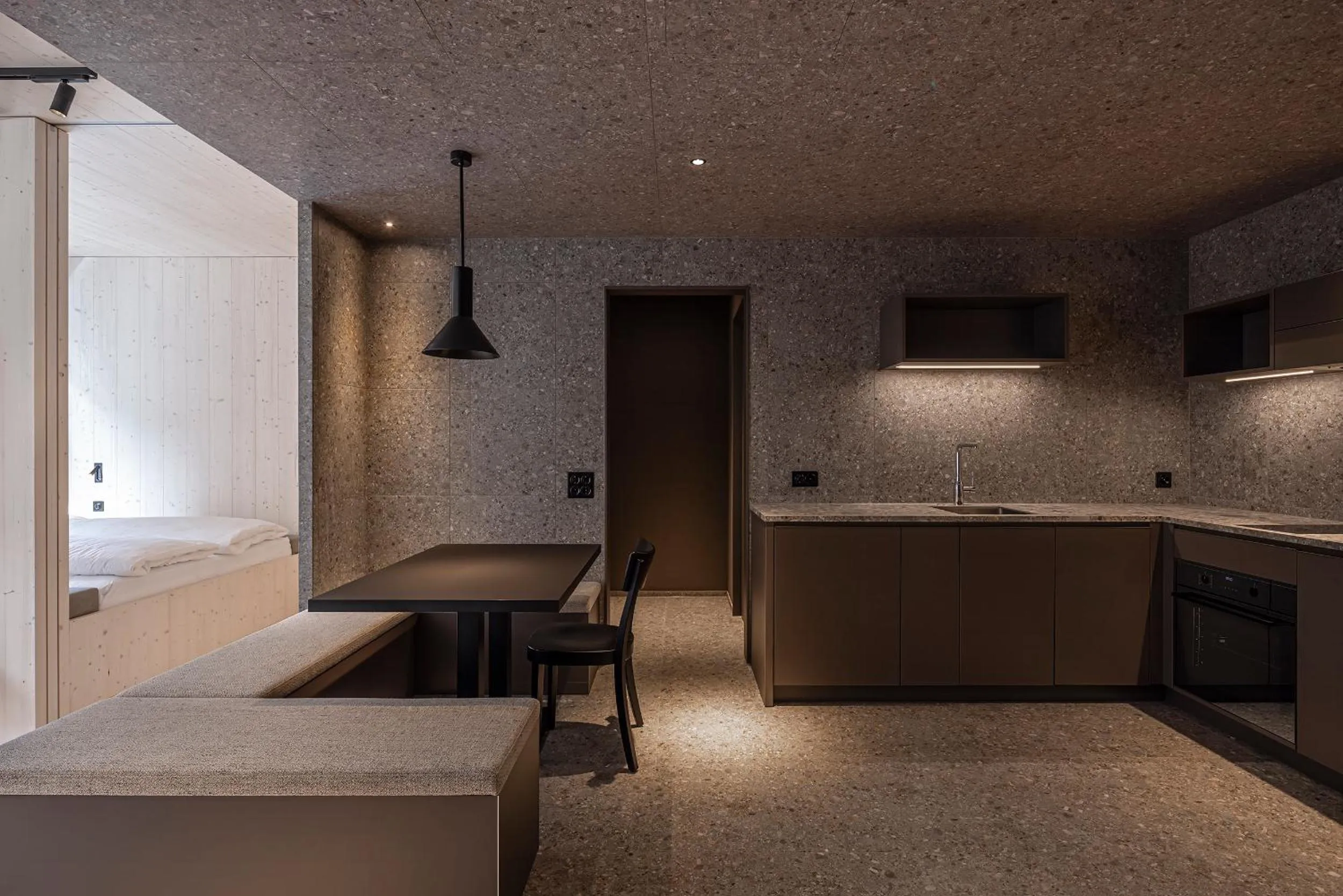 Kitchen or kitchenette in Me and All Hotel Flims, by Hyatt