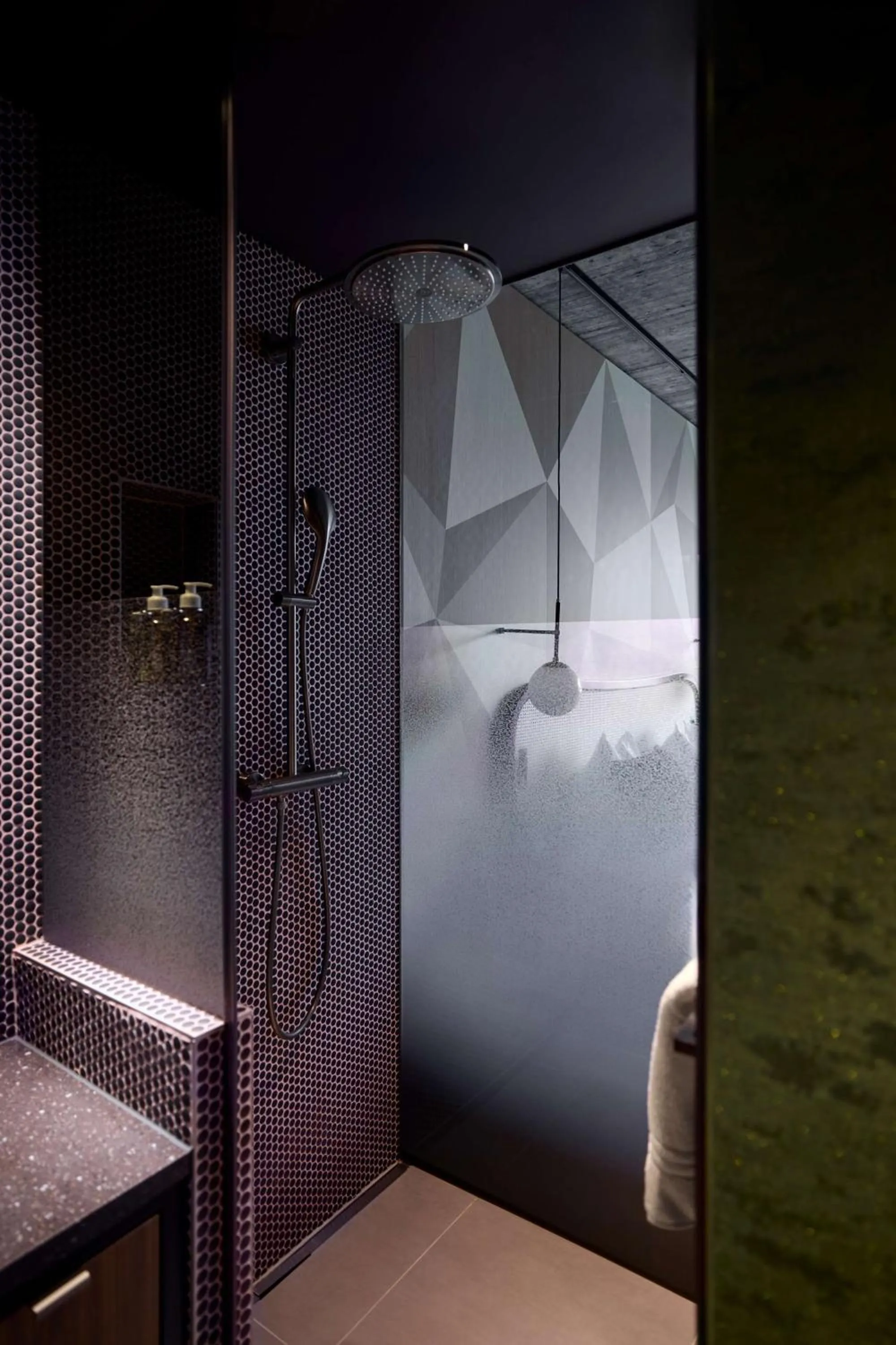 Bathroom in The Hide Flims Hotel