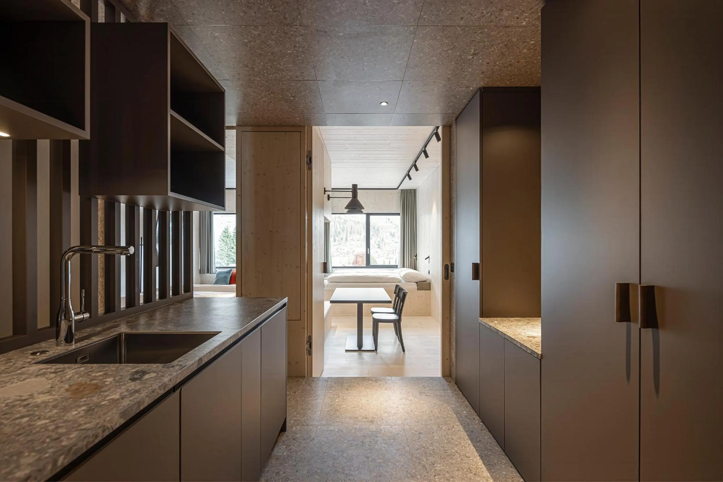 Kitchen or kitchenette in Me and All Hotel Flims, by Hyatt