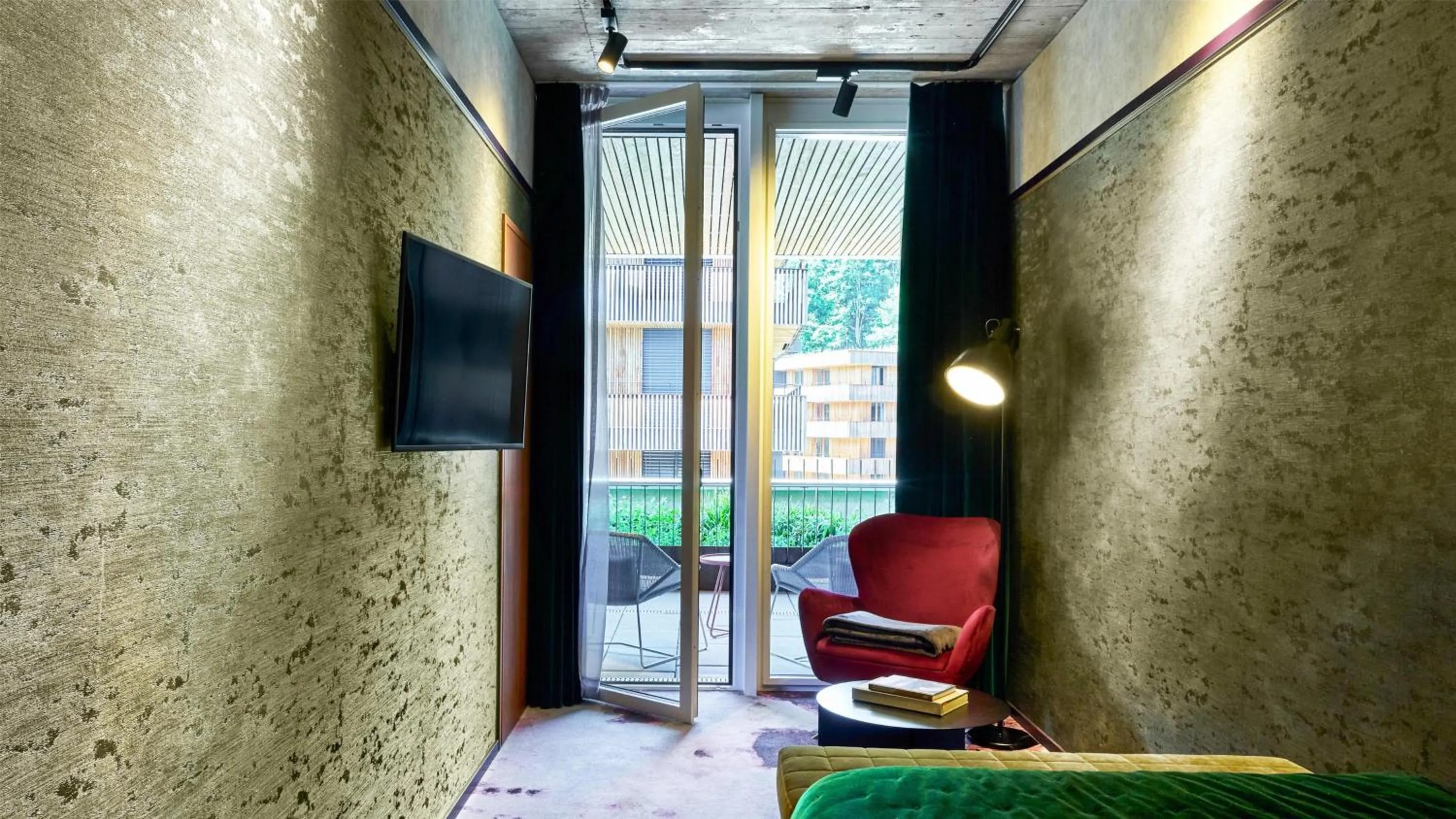 Bedroom in Me and All Hotel Flims, by Hyatt