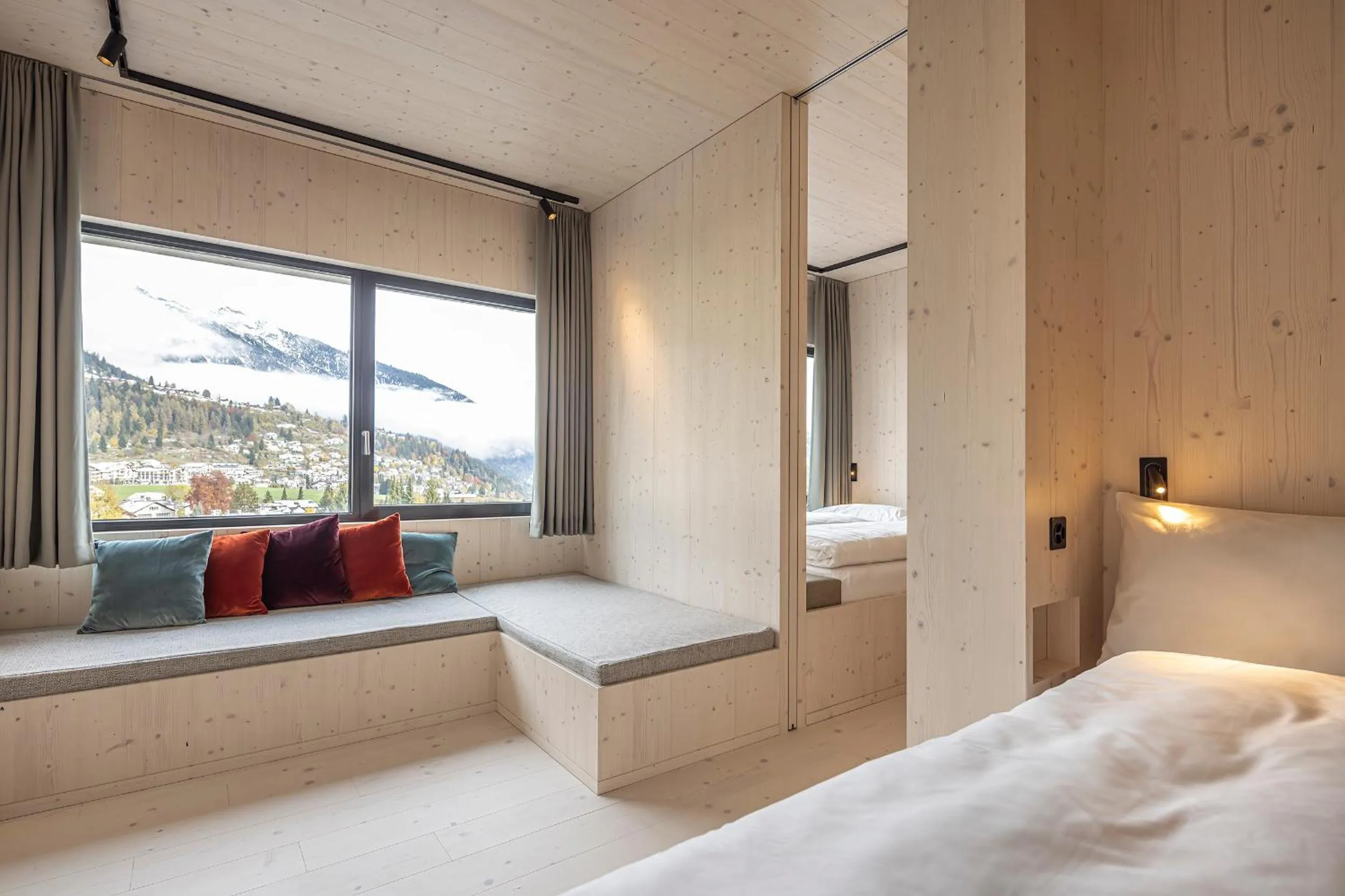 View (from property/room), Bed in Me and All Hotel Flims, by Hyatt