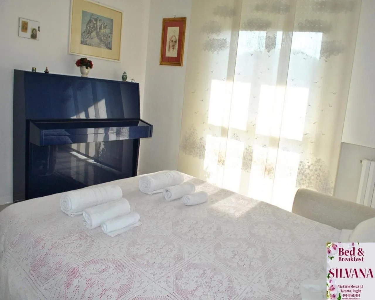 Bed in Bed and Breakfast Silvana