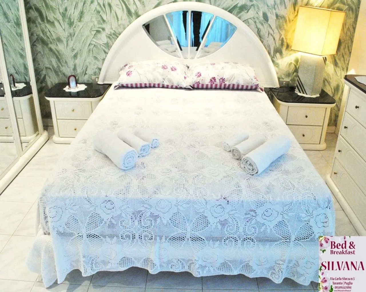 Bed in Bed and Breakfast Silvana