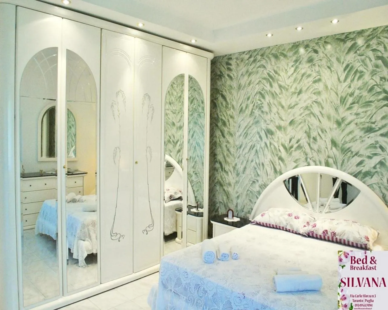 Bed in Bed and Breakfast Silvana