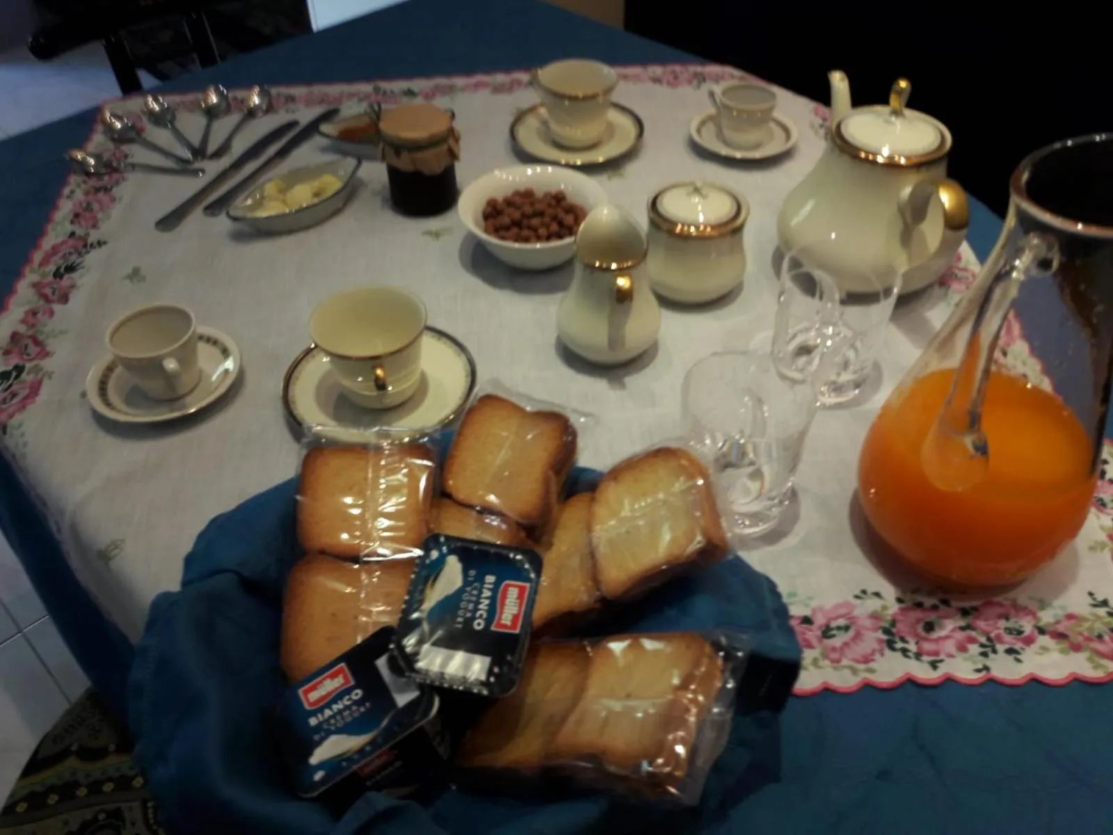 Food and drinks in Bed and Breakfast Silvana