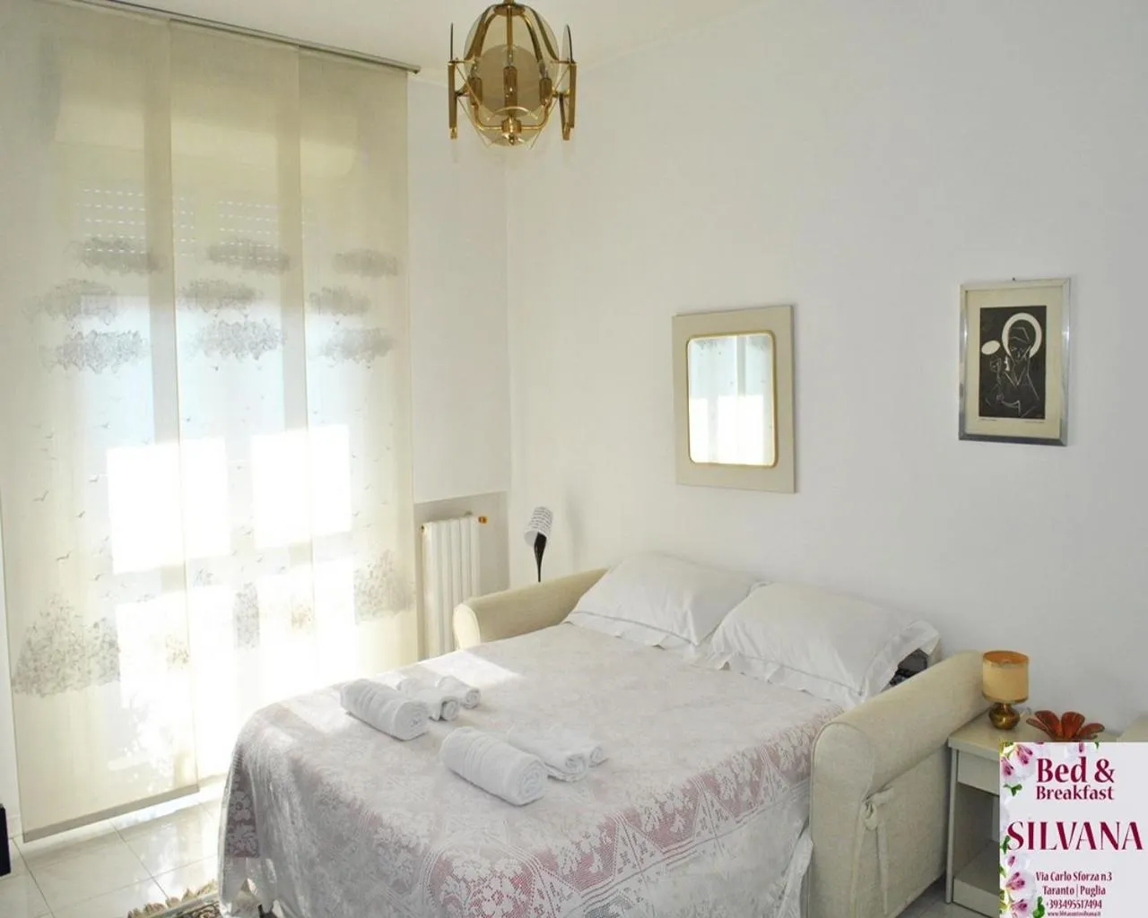 Bed in Bed and Breakfast Silvana