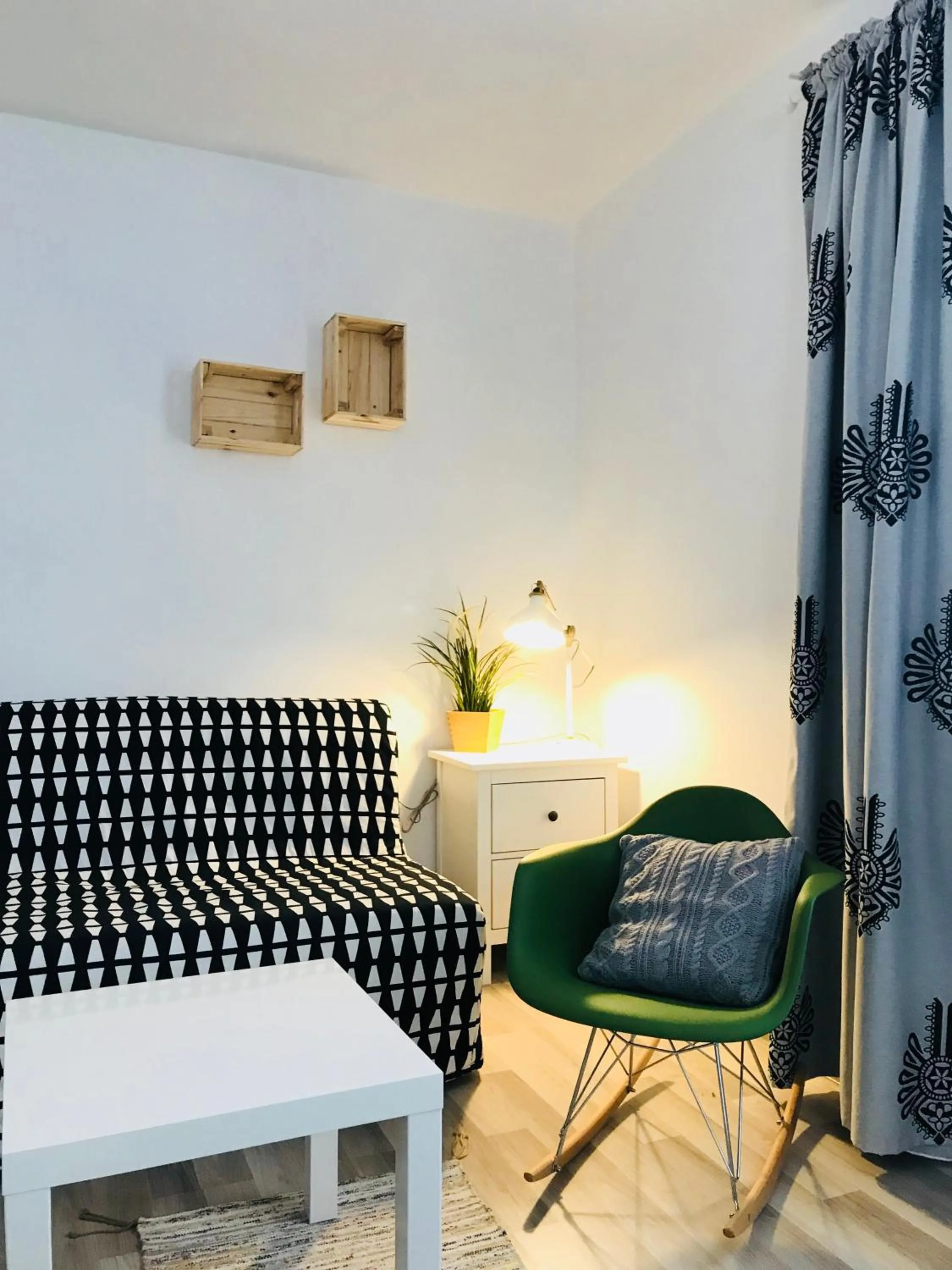 Seating area in Domek Leśny