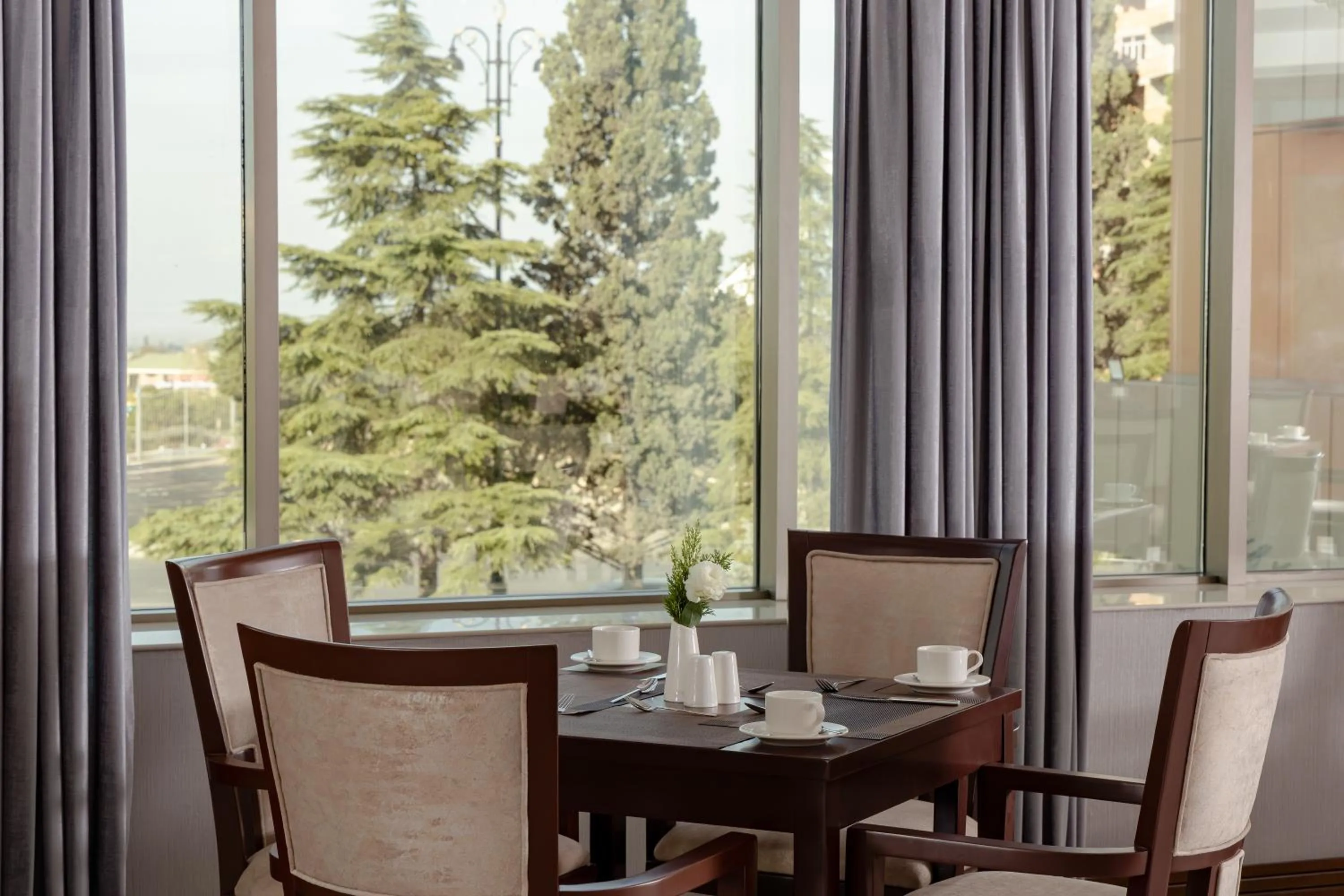 Dining area in Ramada Plaza by Wyndham Gence