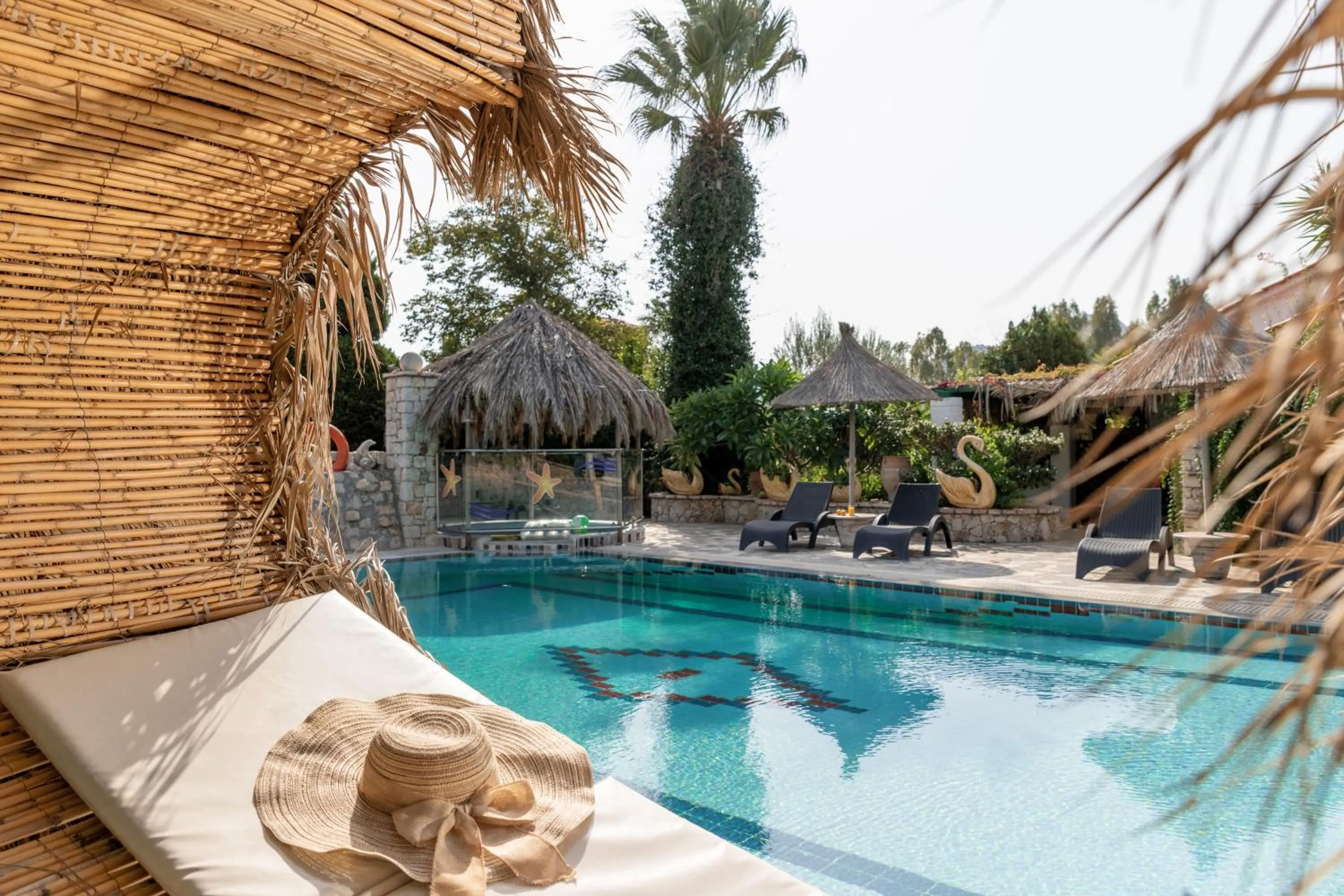 Pool view in Elefteria Apts & Suites