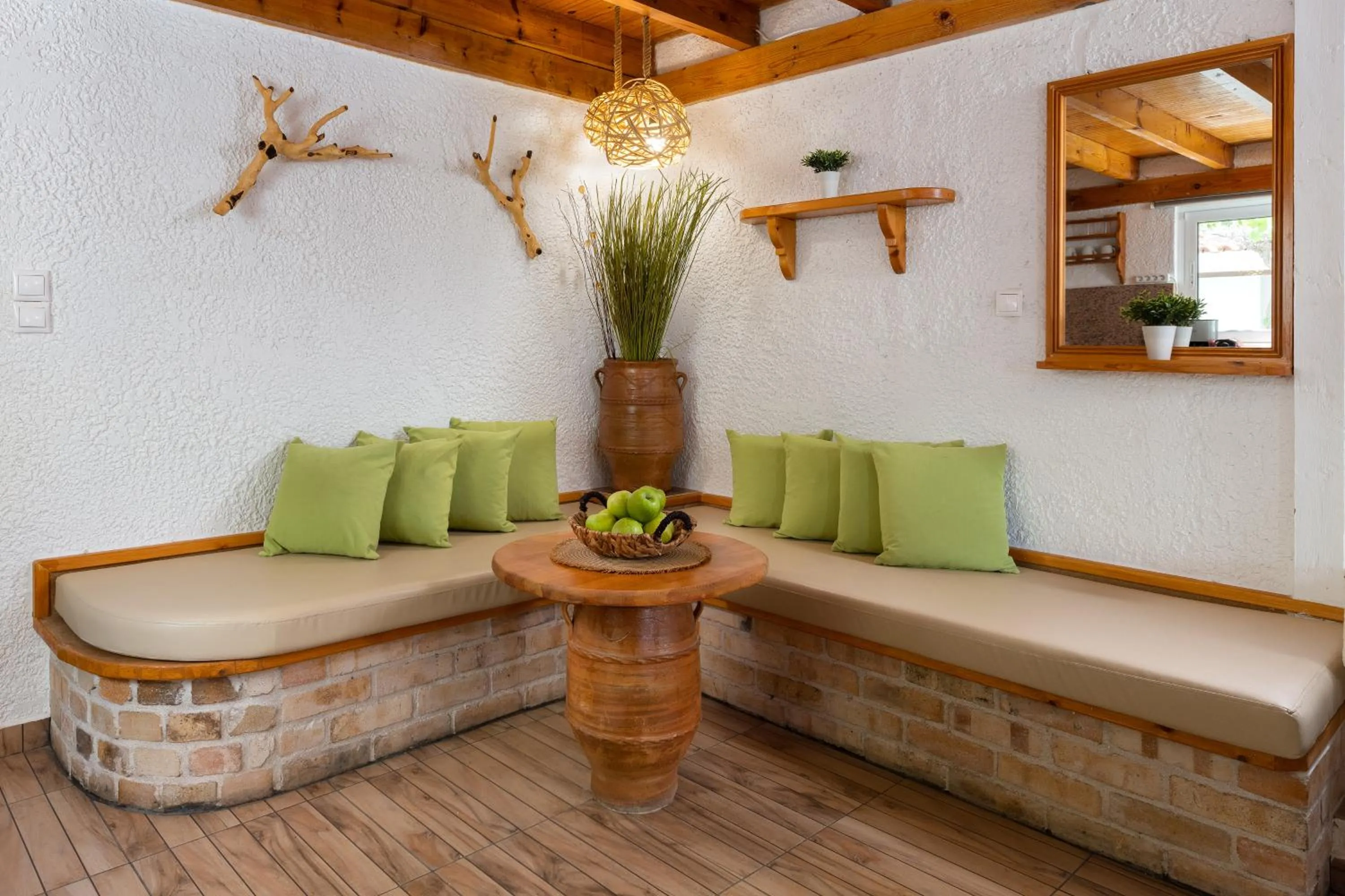 Living room in Elefteria Apts & Suites