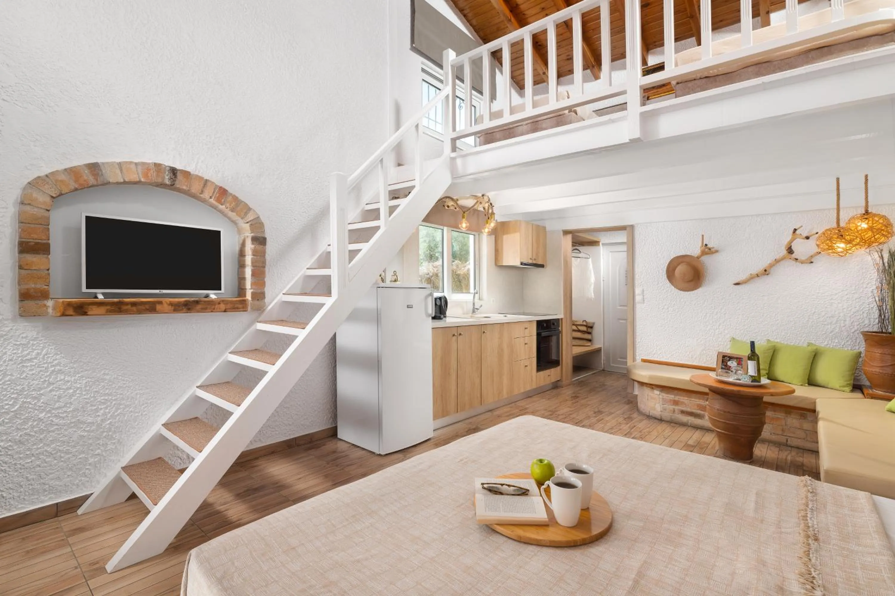 Bedroom in Elefteria Apts & Suites