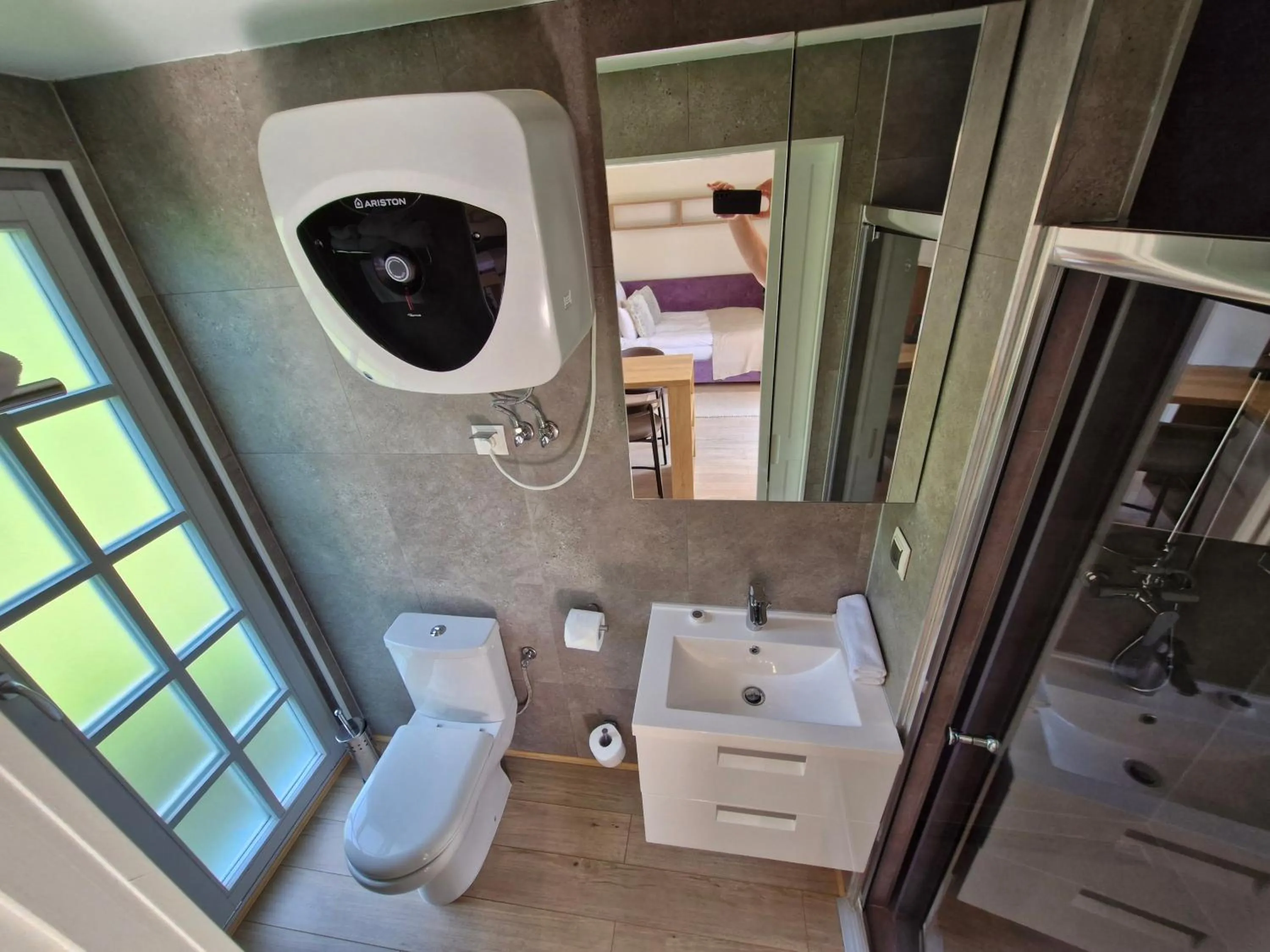 Shower in Balvanyos Resort - Peakture Hotel & Grand Hotel Balvanyos