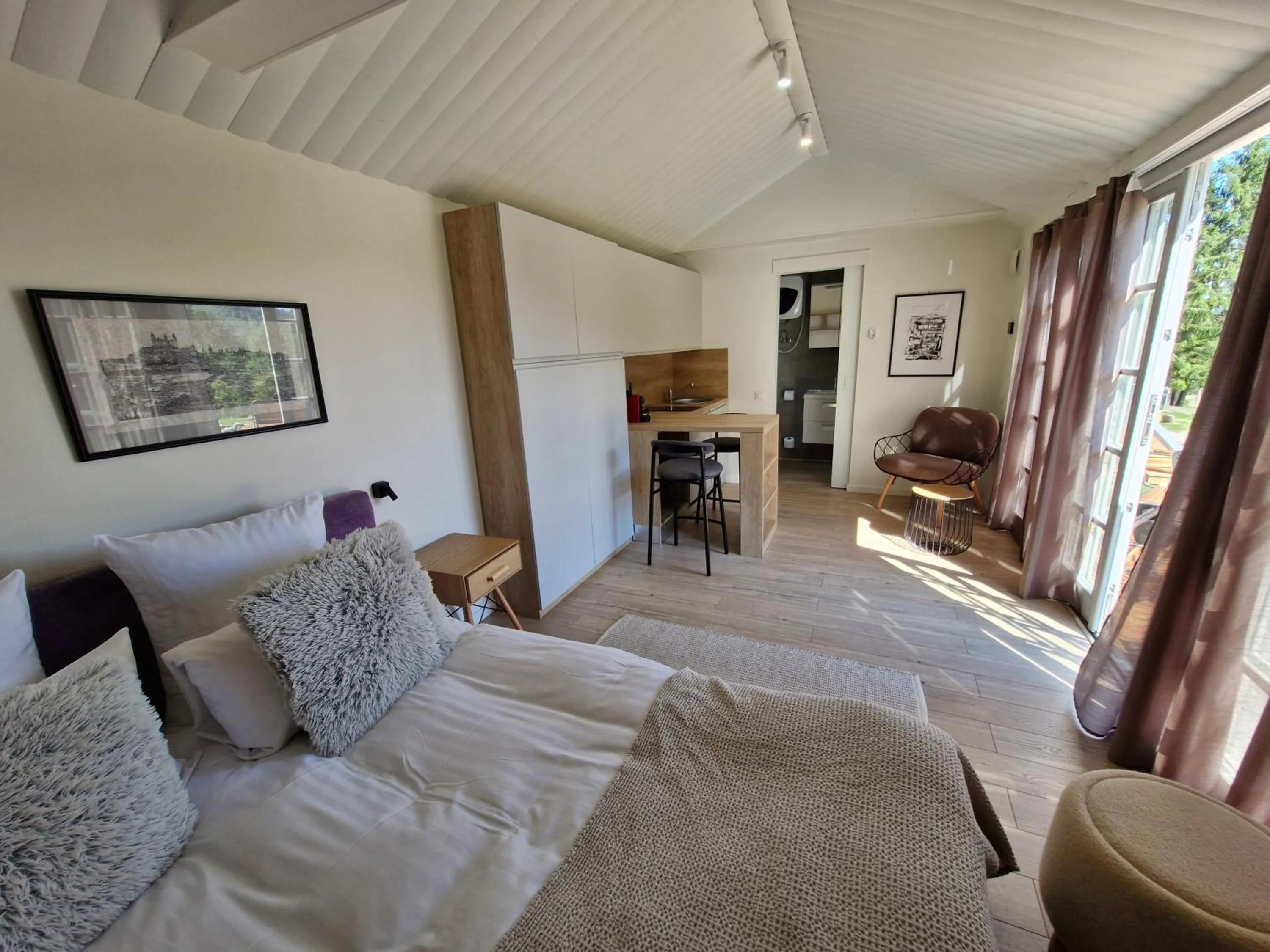 Living room, Bed in Balvanyos Resort - Peakture Hotel & Grand Hotel Balvanyos