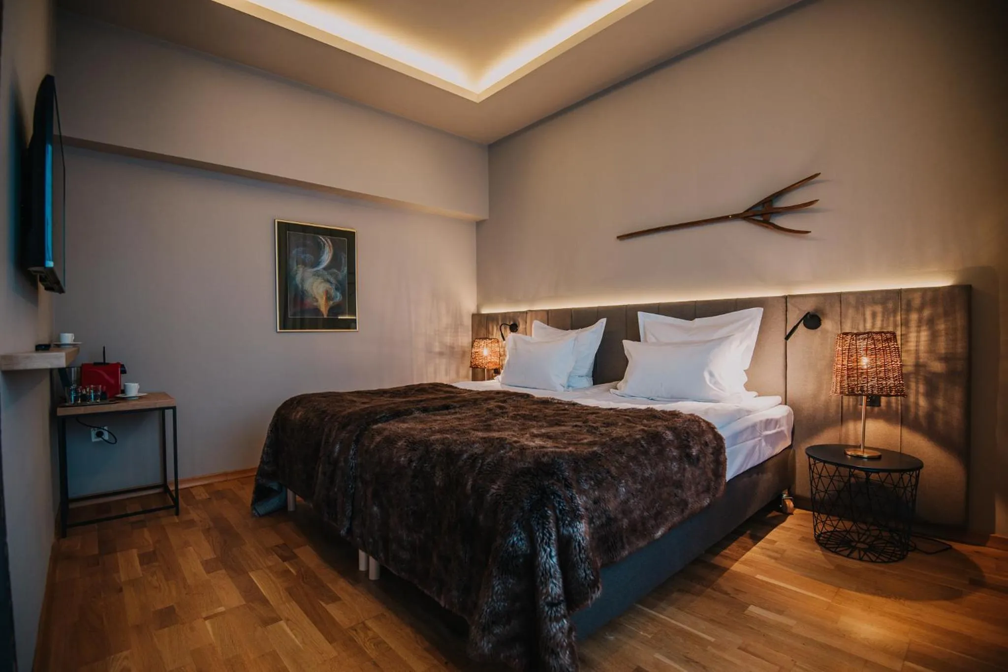 Bedroom, Bed in Balvanyos Resort - Peakture Hotel & Grand Hotel Balvanyos