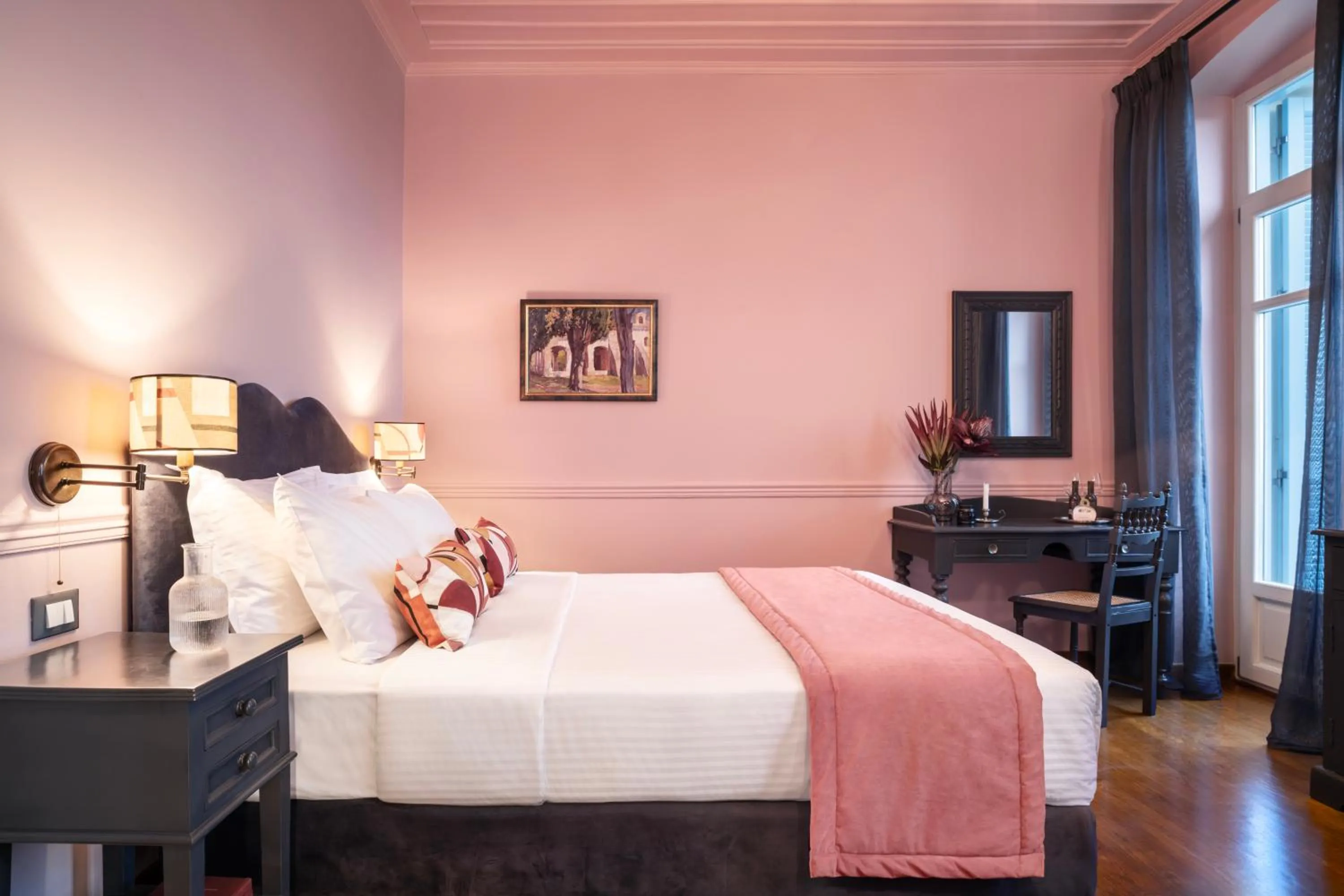 Bed in Archontiko Parnassus Dadi