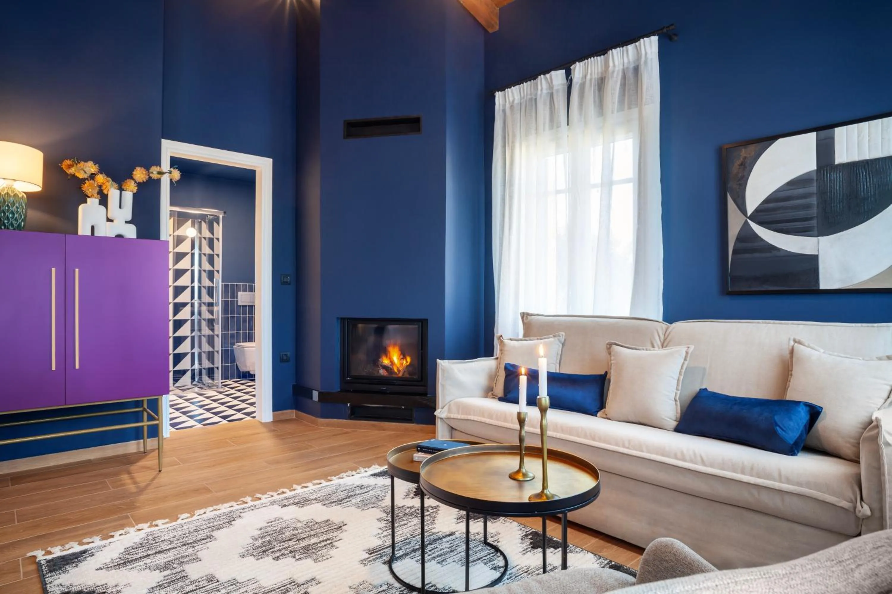 Living room in Archontiko Parnassus Dadi