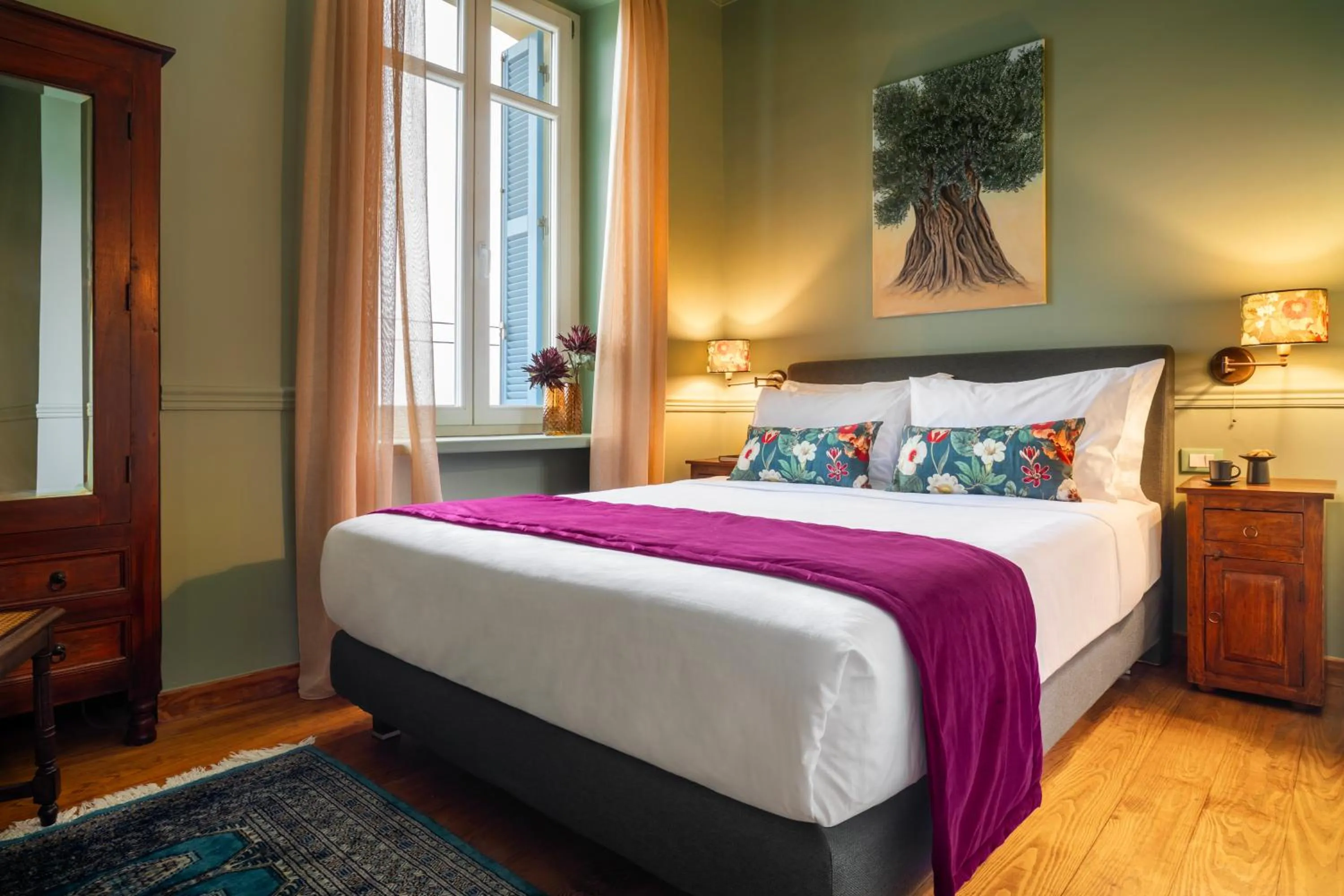 Bed in Archontiko Parnassus Dadi