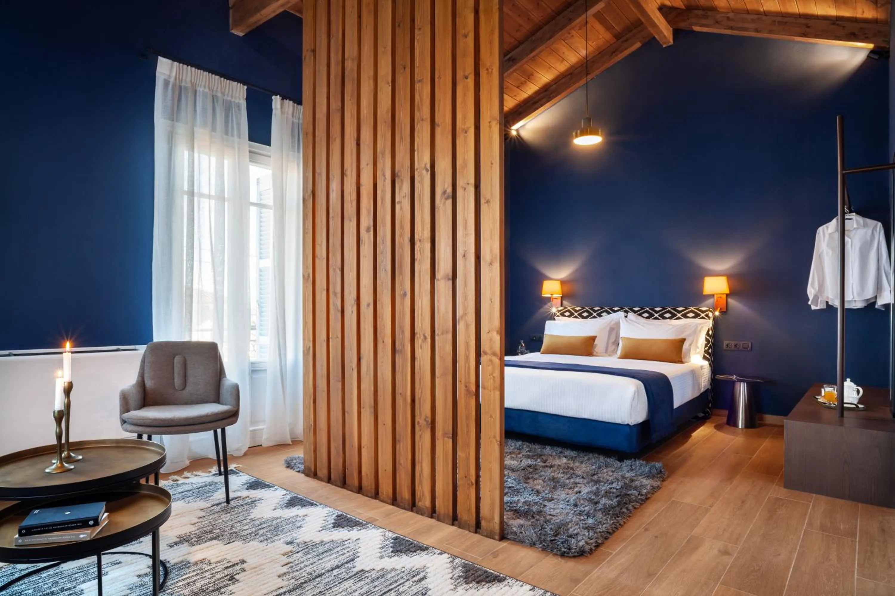 Bed in Archontiko Parnassus Dadi