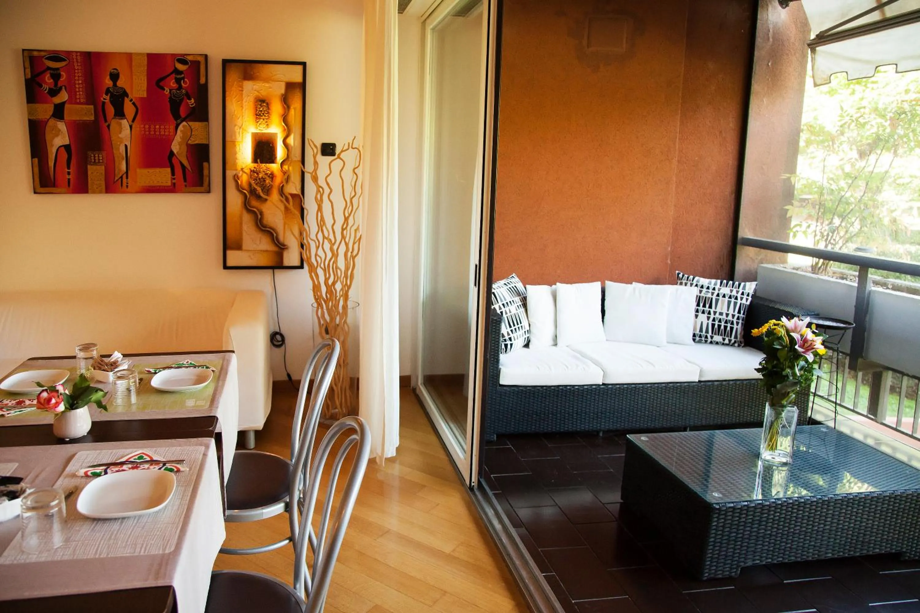 Balcony/Terrace in B&B Botton D'Oro Basiglio