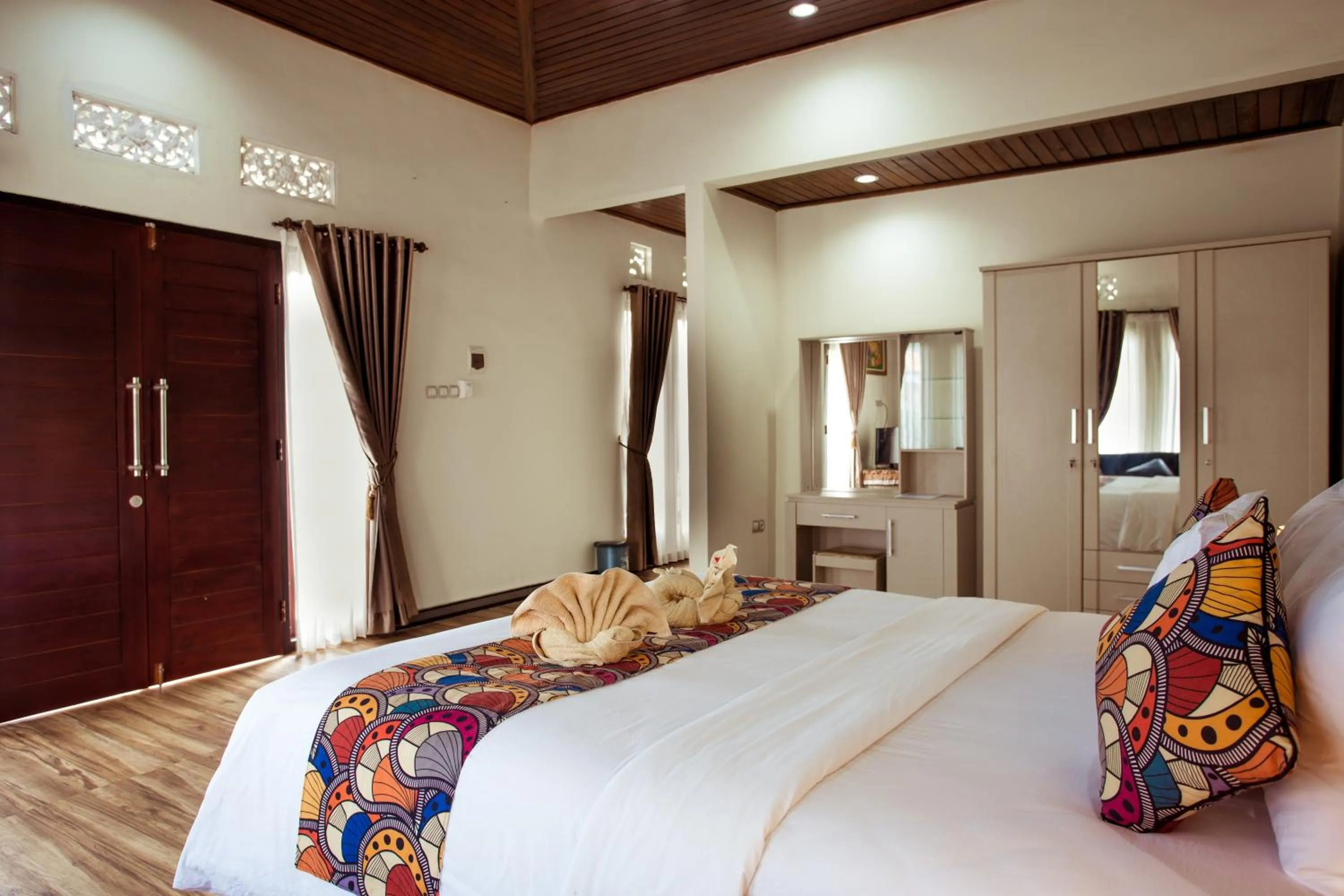 Bed in Villa Jempana Kintamani