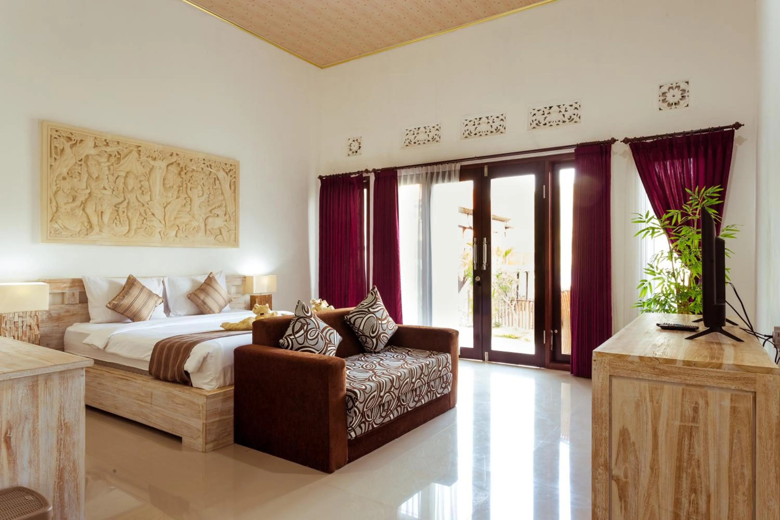 Seating area in Villa Jempana Kintamani