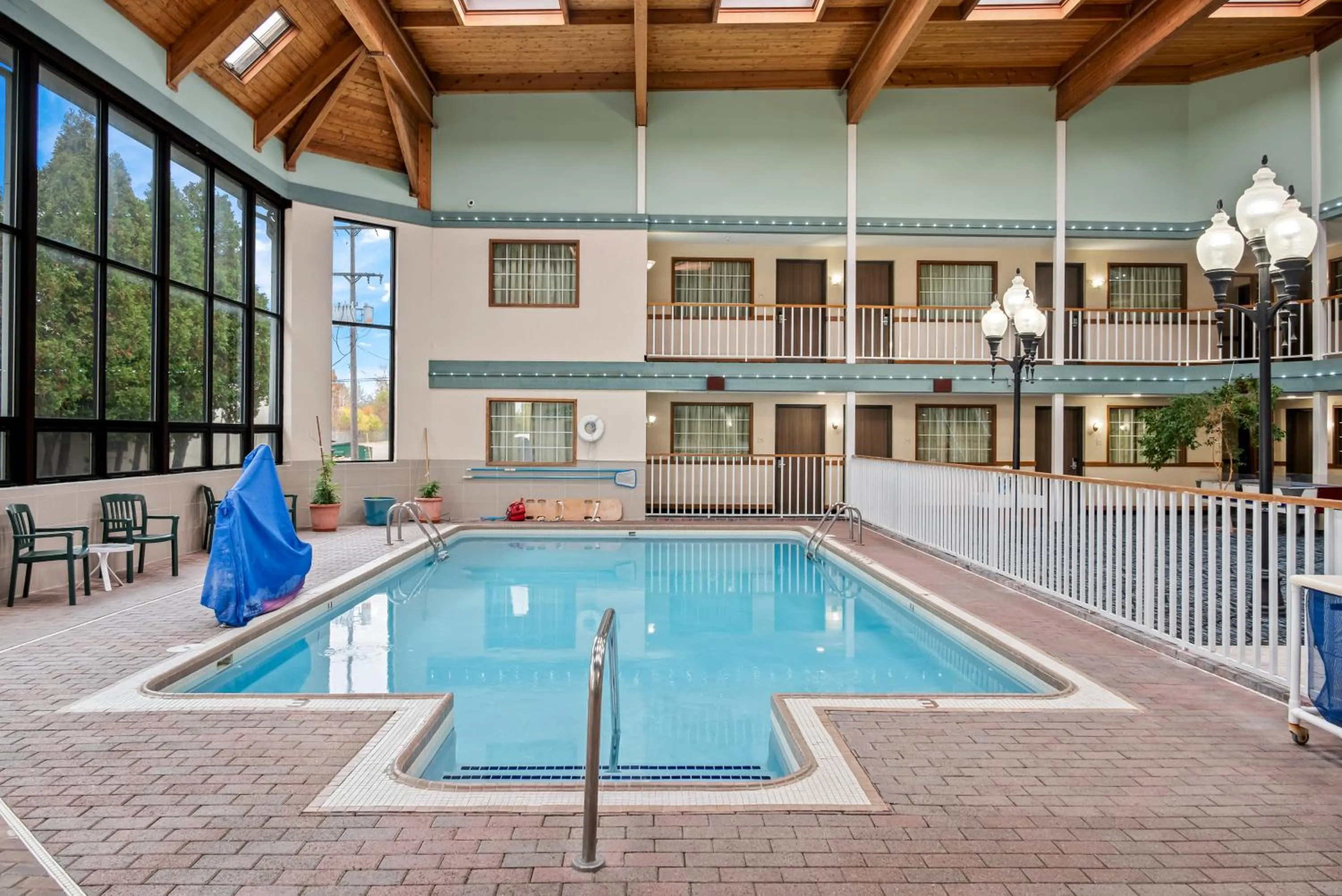 Pool view in Rodeway Inn Grandville - Grand Rapids