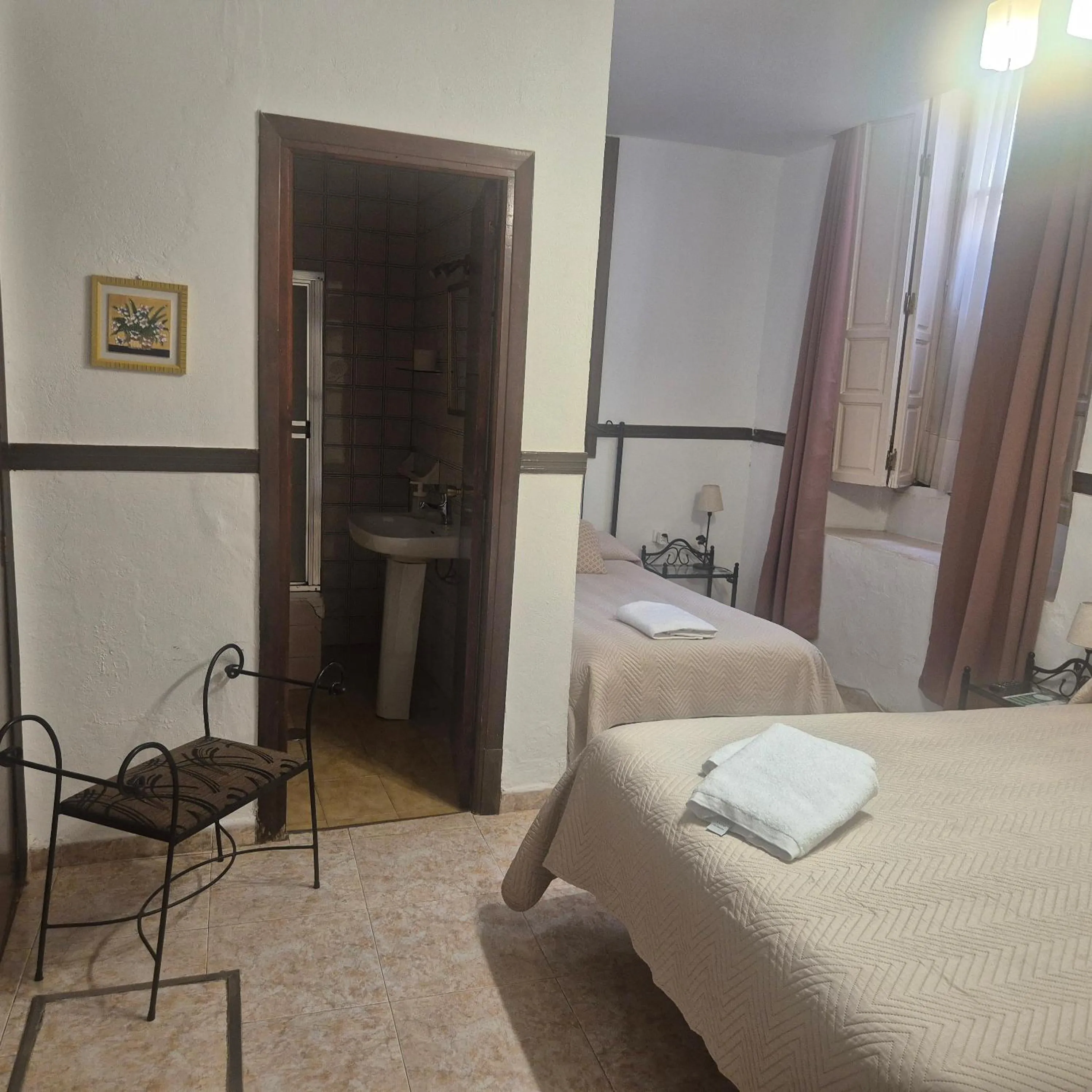 Bedroom, Bed in Pensión Javier