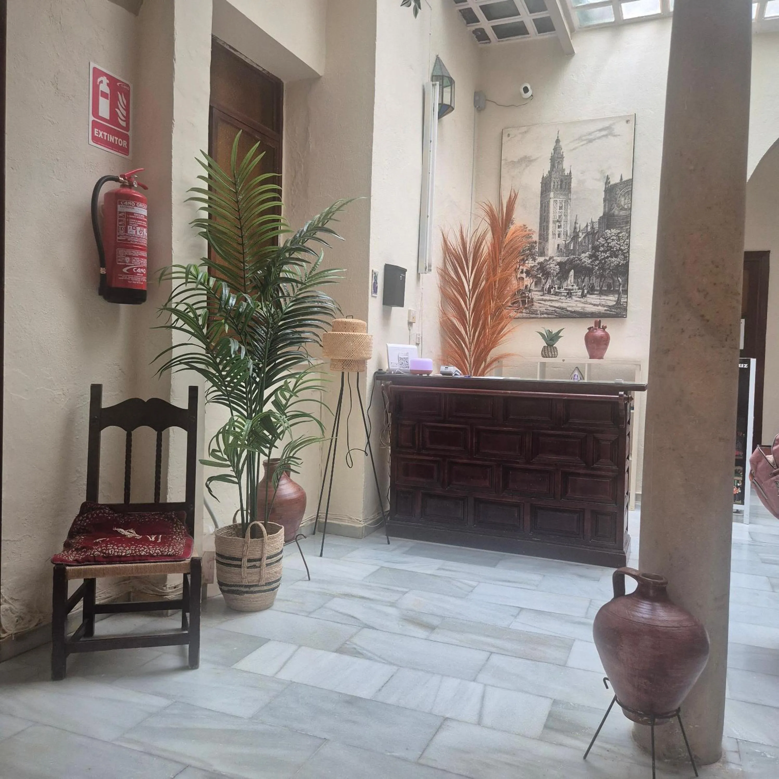 Lobby or reception in Pensión Javier