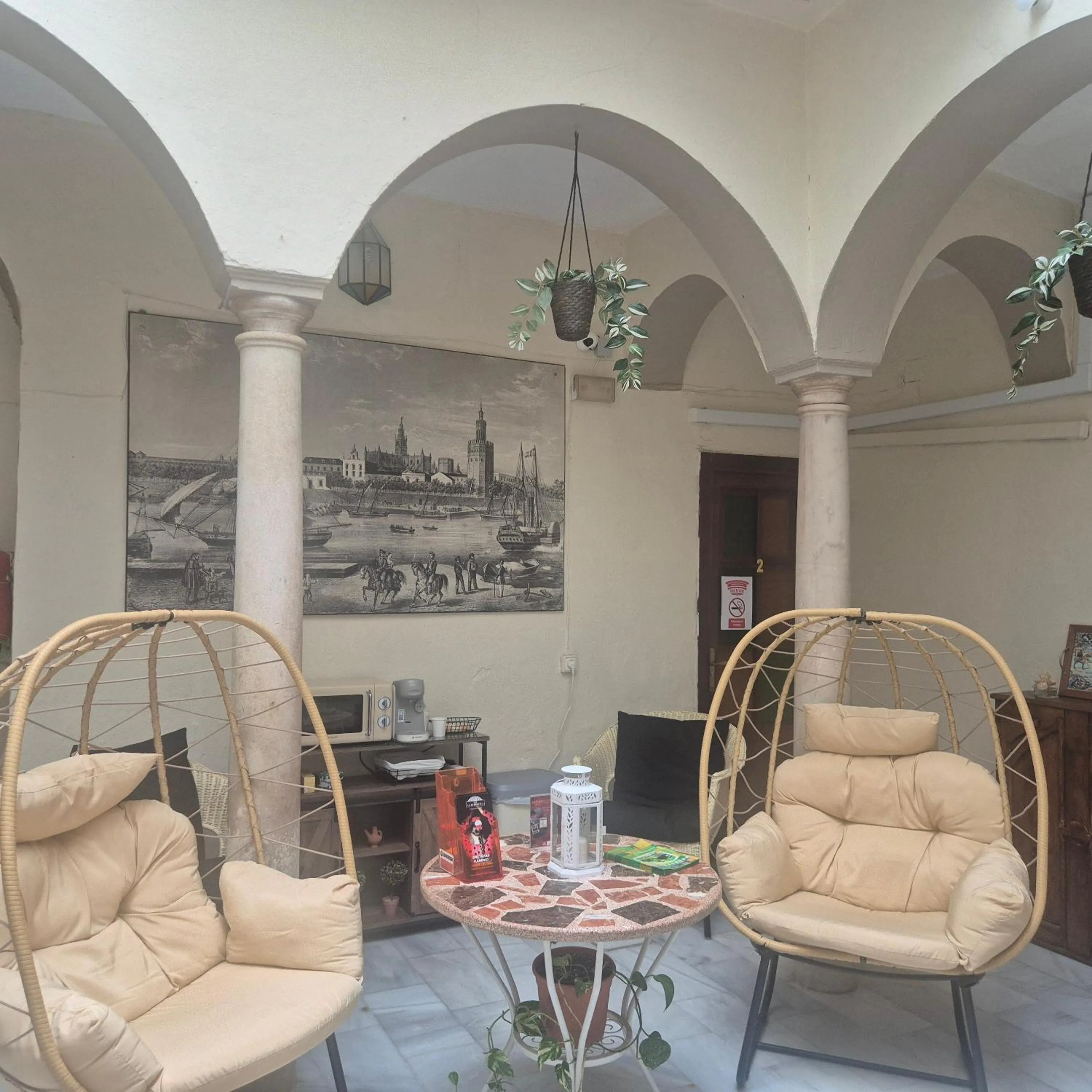 Lobby or reception in Pensión Javier