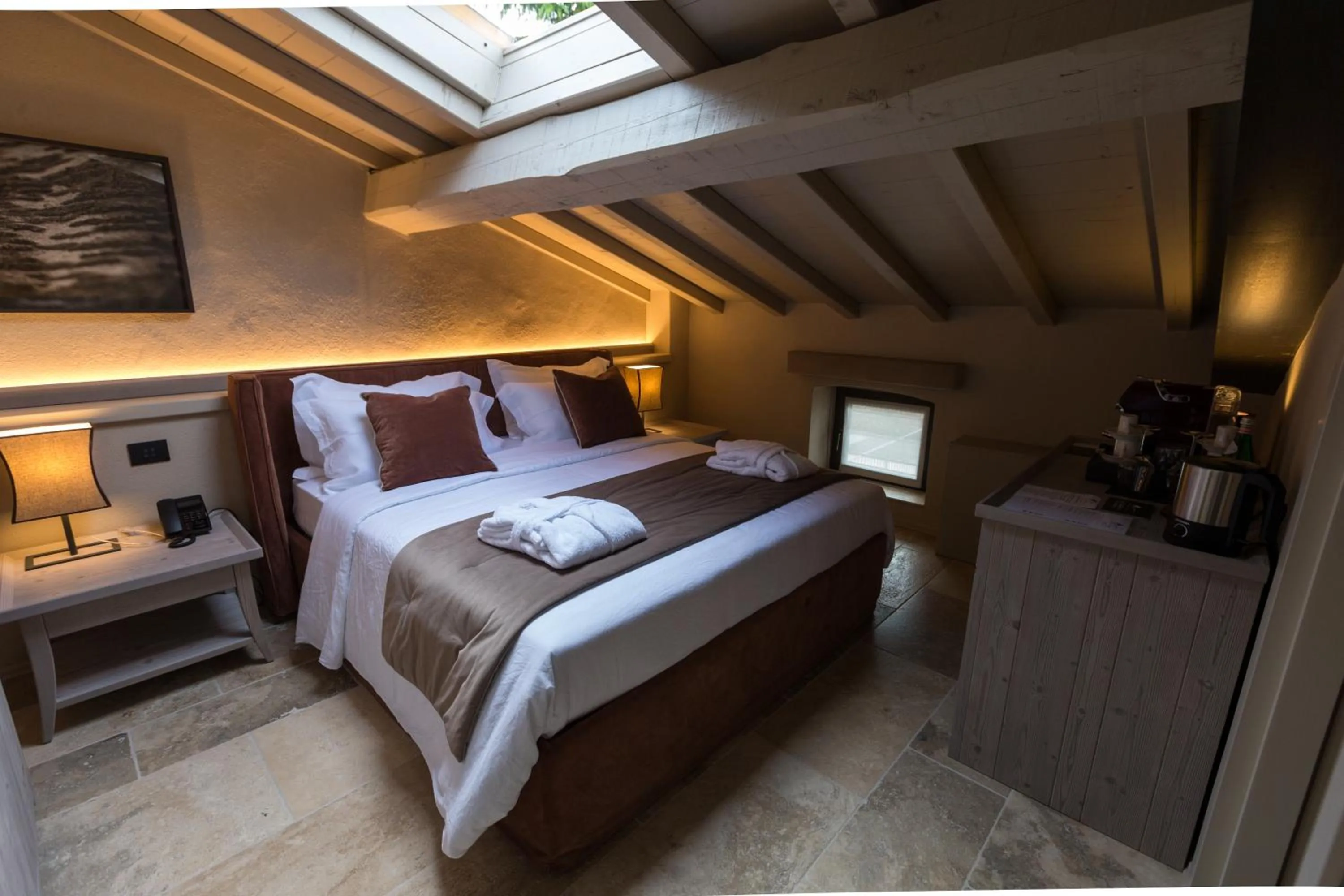 Bed in Ca' del Moro Wine Retreat