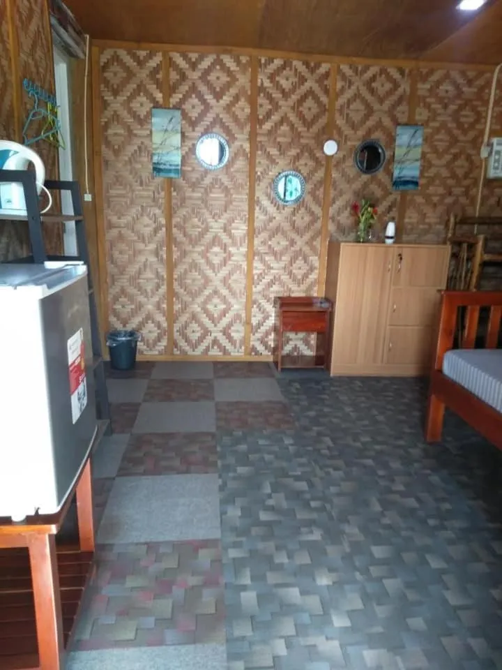 Bedroom in Titanic's Nipa Hut